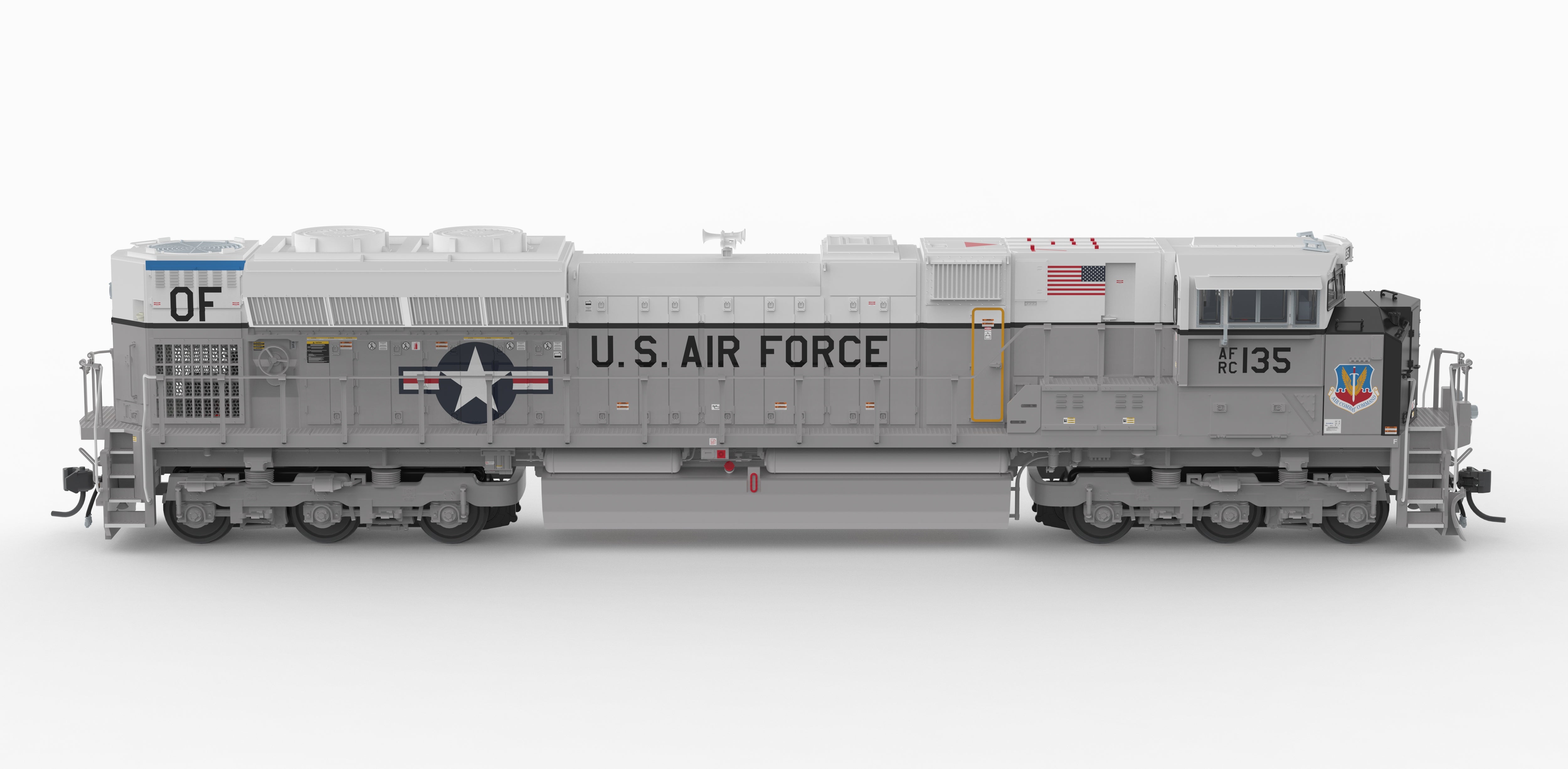 10443 EMD SD70ACe, US Air Force #135 Fantasy Paint, Paragon4 Sound/DC/DCC, HO