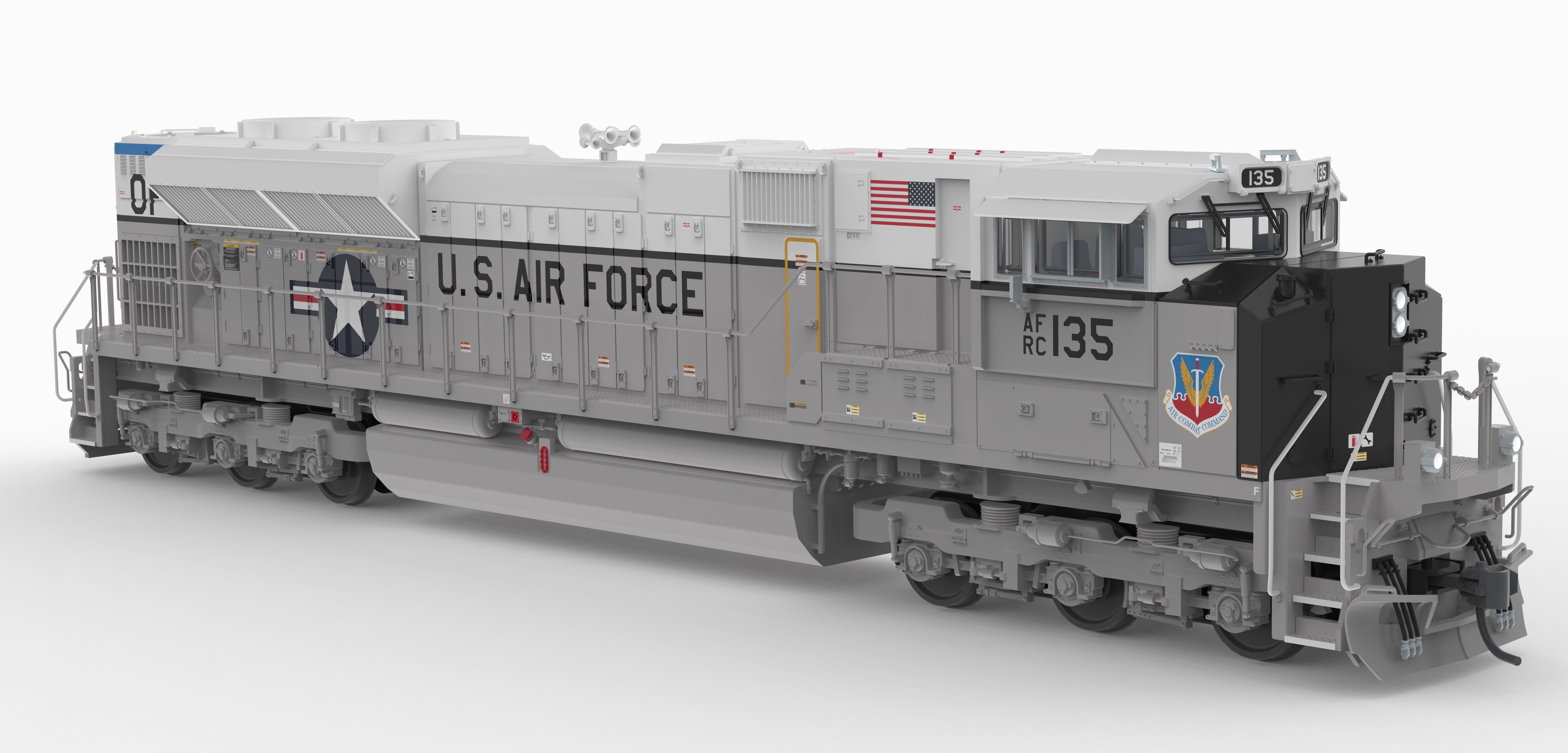 10443 EMD SD70ACe, US Air Force #135 Fantasy Paint, Paragon4 Sound/DC/DCC, HO