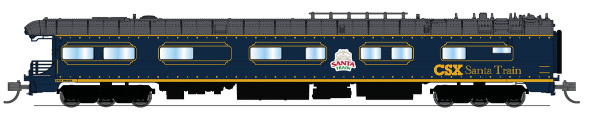 10526 CSX Business Car, #994528, CSX Santa Train, N Scale (Trainworld Exclusive)