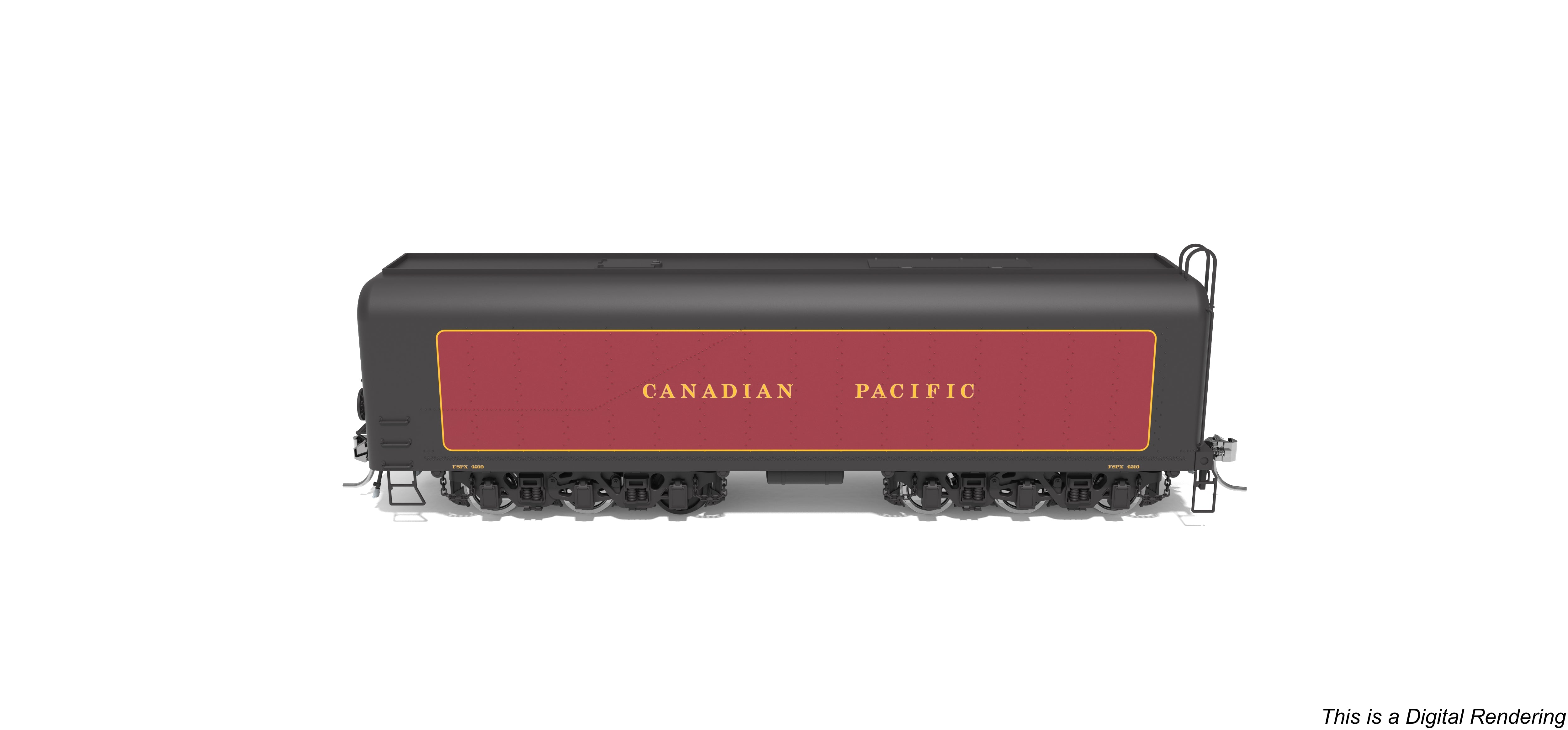 10573 DLMX 4219 Auxiliary Water Tender, Canadian Pacific, HO Scale