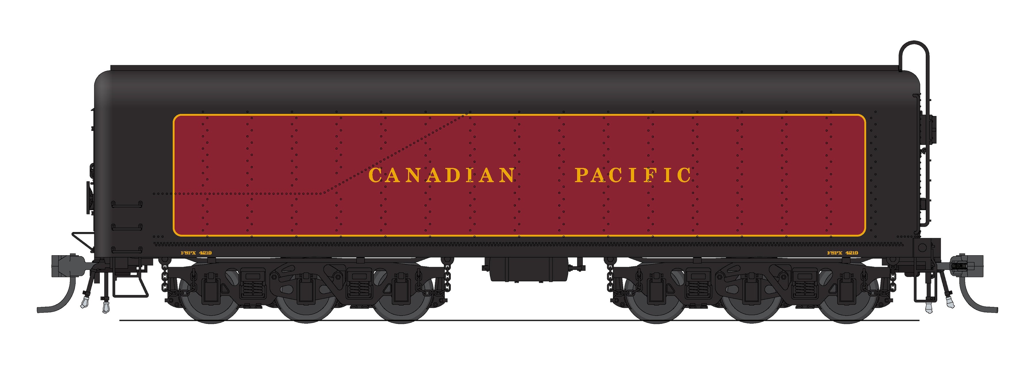 10573 DLMX 4219 Auxiliary Water Tender, Canadian Pacific, HO Scale