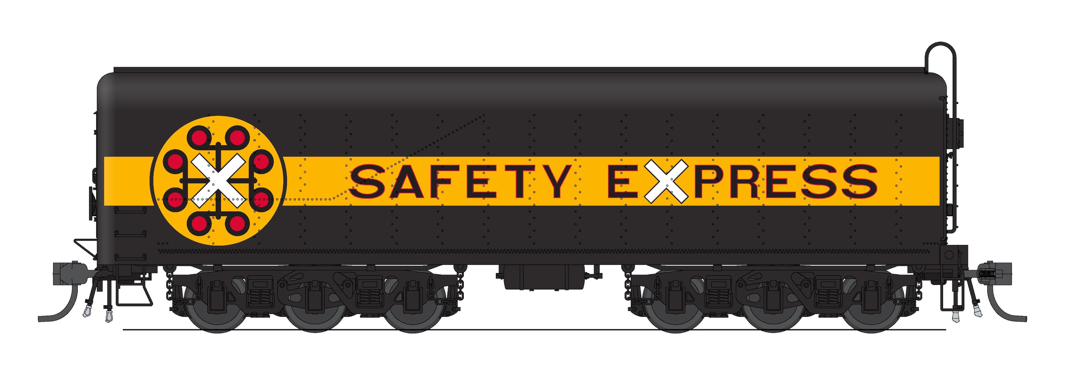 10574 Chessie Safety Express Auxiliary Water Tender, #614-A, HO Scale (NP)