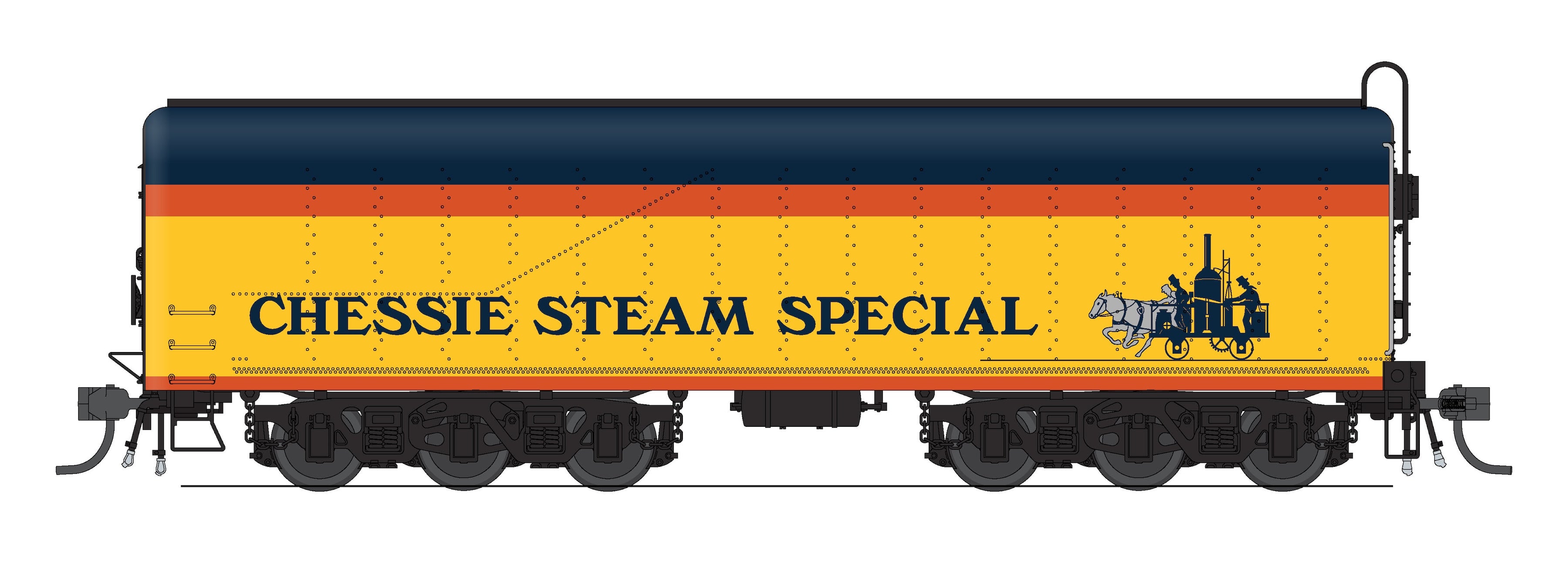 10575 Chessie Steam Special Auxiliary Water Tender, #2101-A, HO Scale (NP)