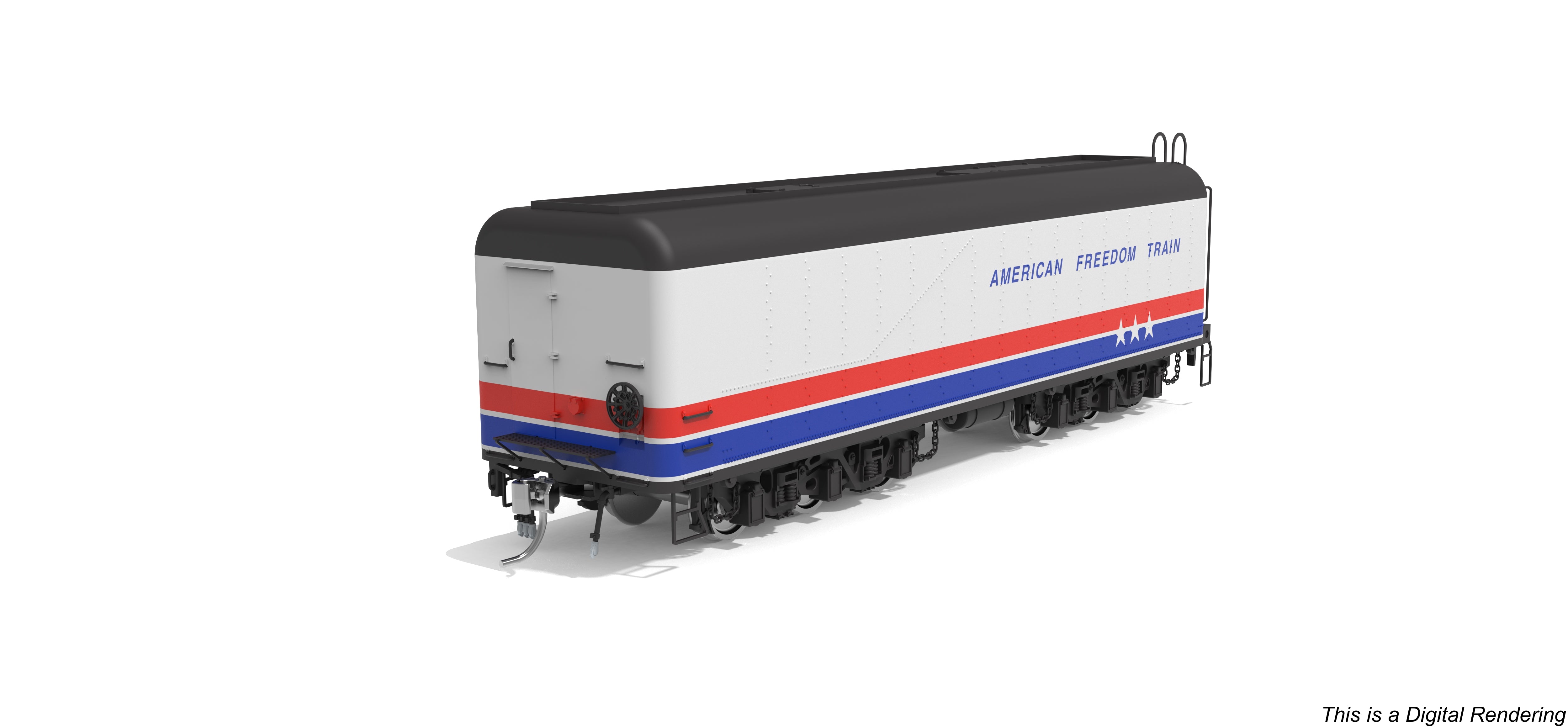10576 American Freedom Train Auxiliary Water Tender, #4219, HO Scale (NP)