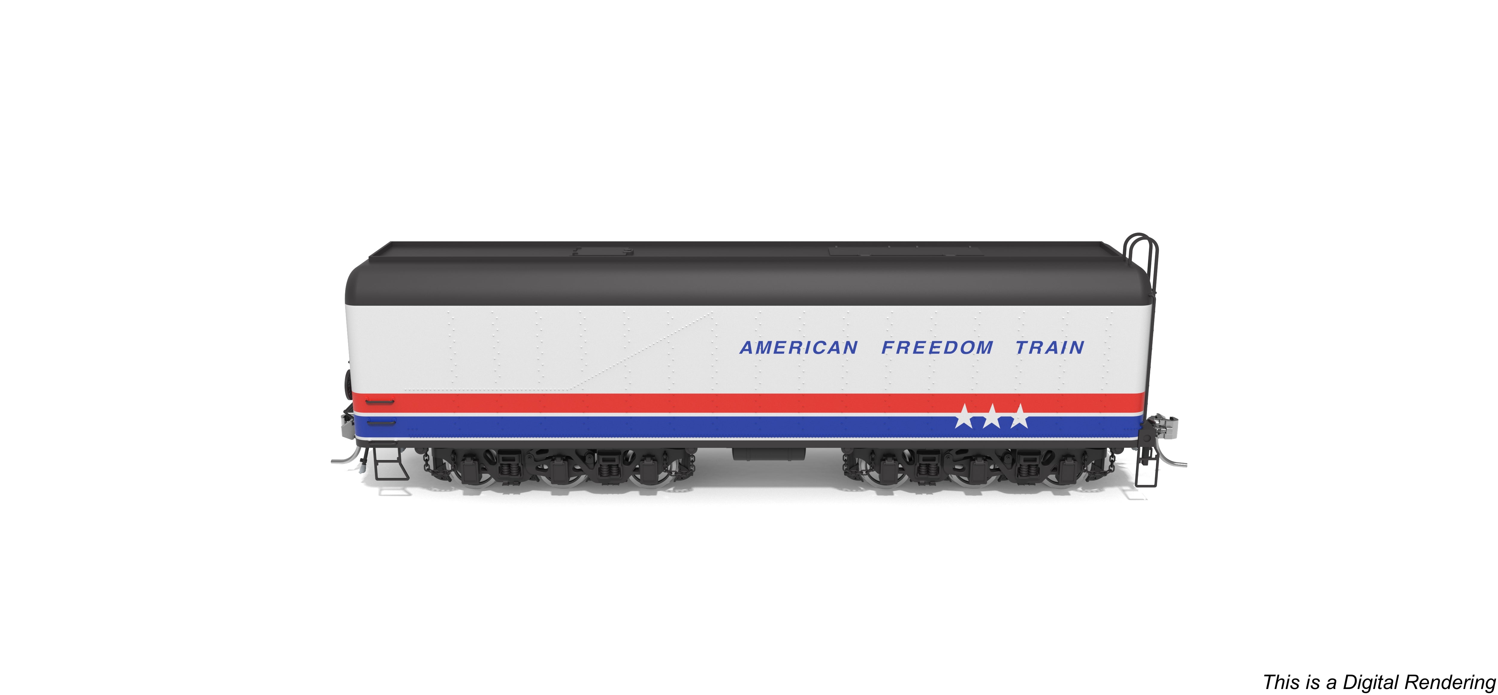 10576 American Freedom Train Auxiliary Water Tender, #4219, HO Scale (NP)