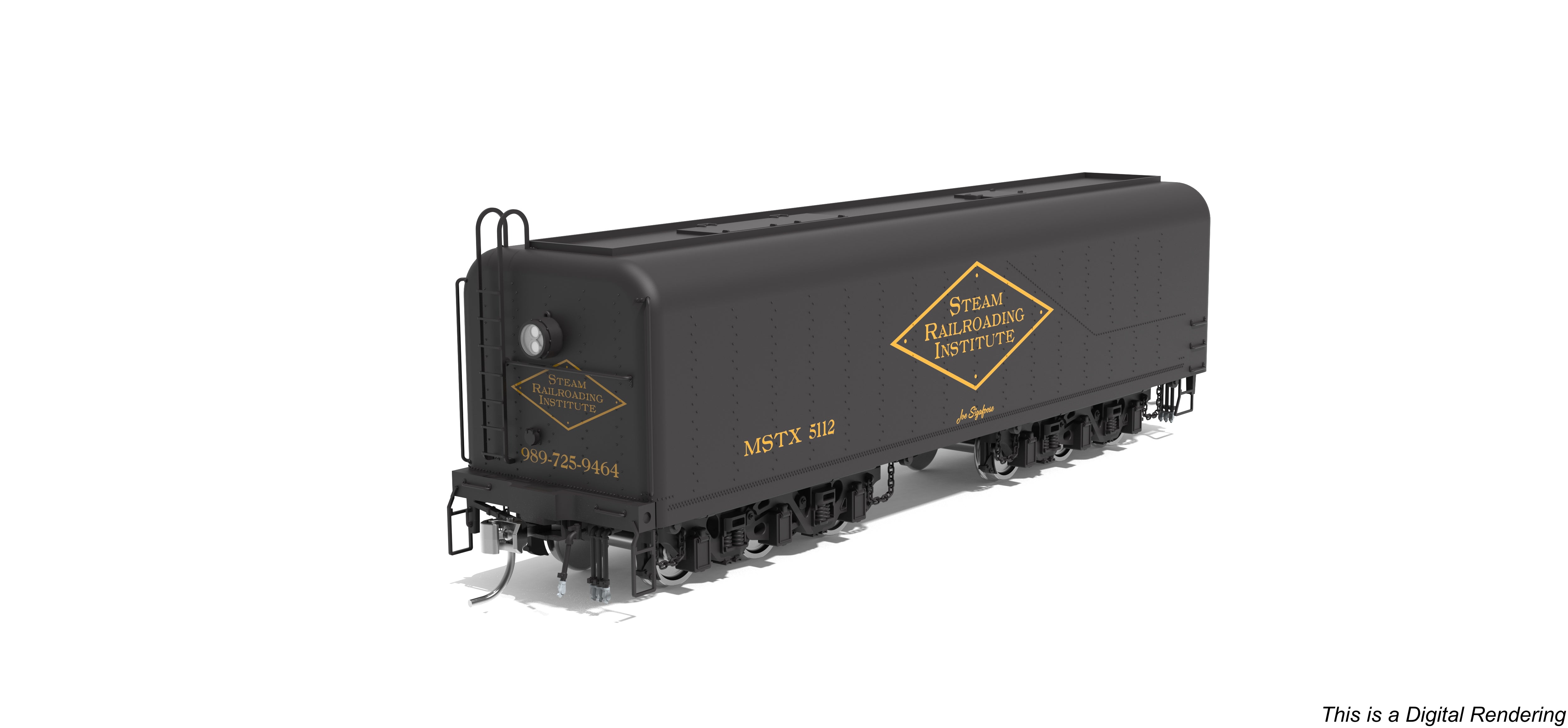 10578 Steam Railroading Institute Auxiliary Water Tender, MSTX 5112, HO Scale (NP)
