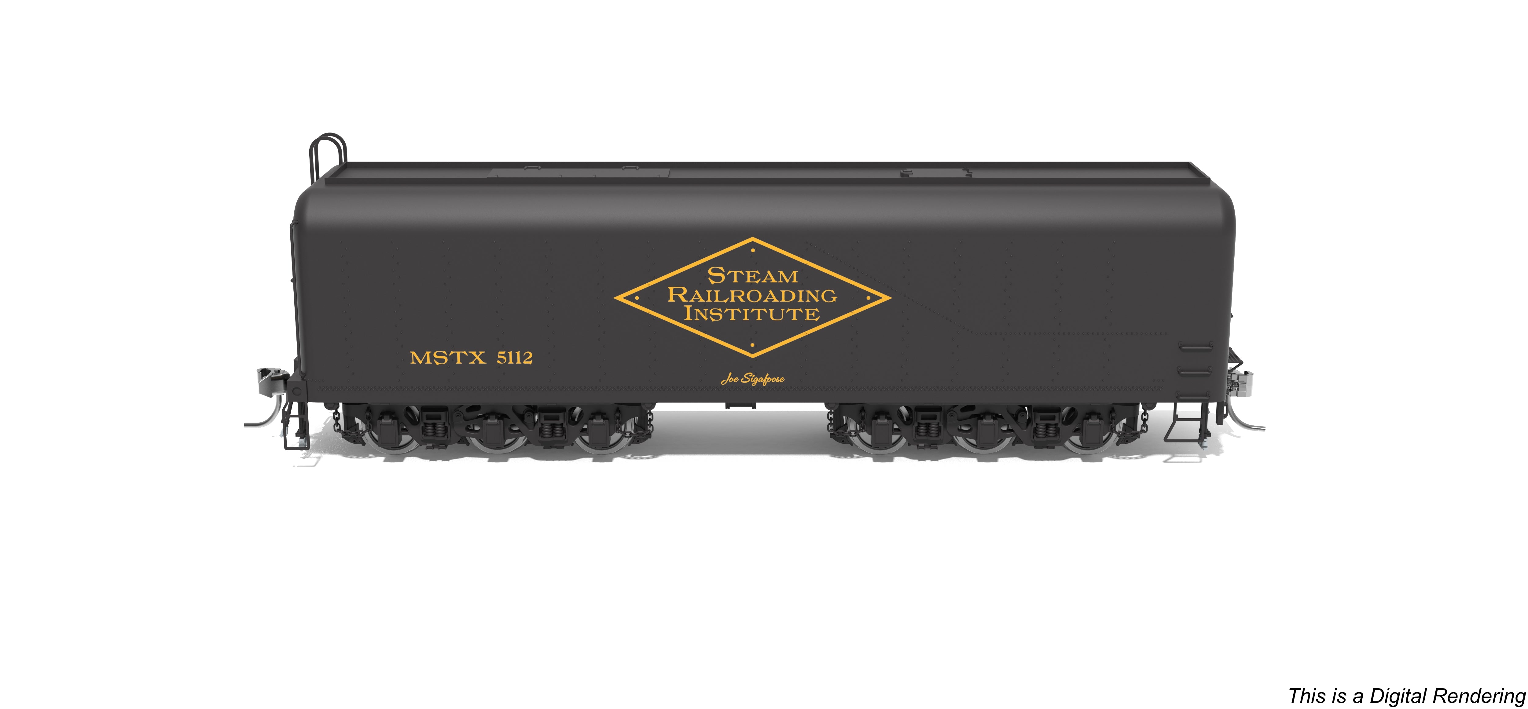 10578 Steam Railroading Institute Auxiliary Water Tender, MSTX 5112, HO Scale (NP)