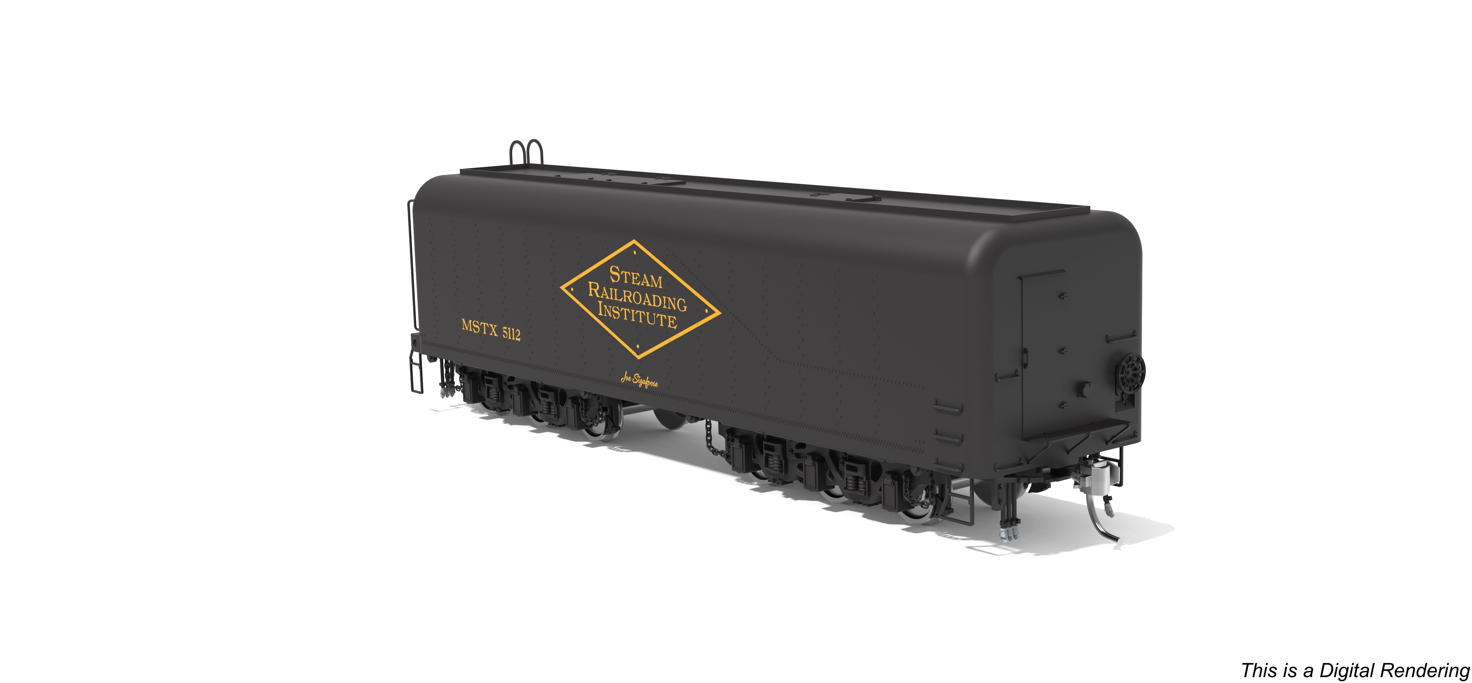 10578 Steam Railroading Institute Auxiliary Water Tender, MSTX 5112, HO Scale (NP)