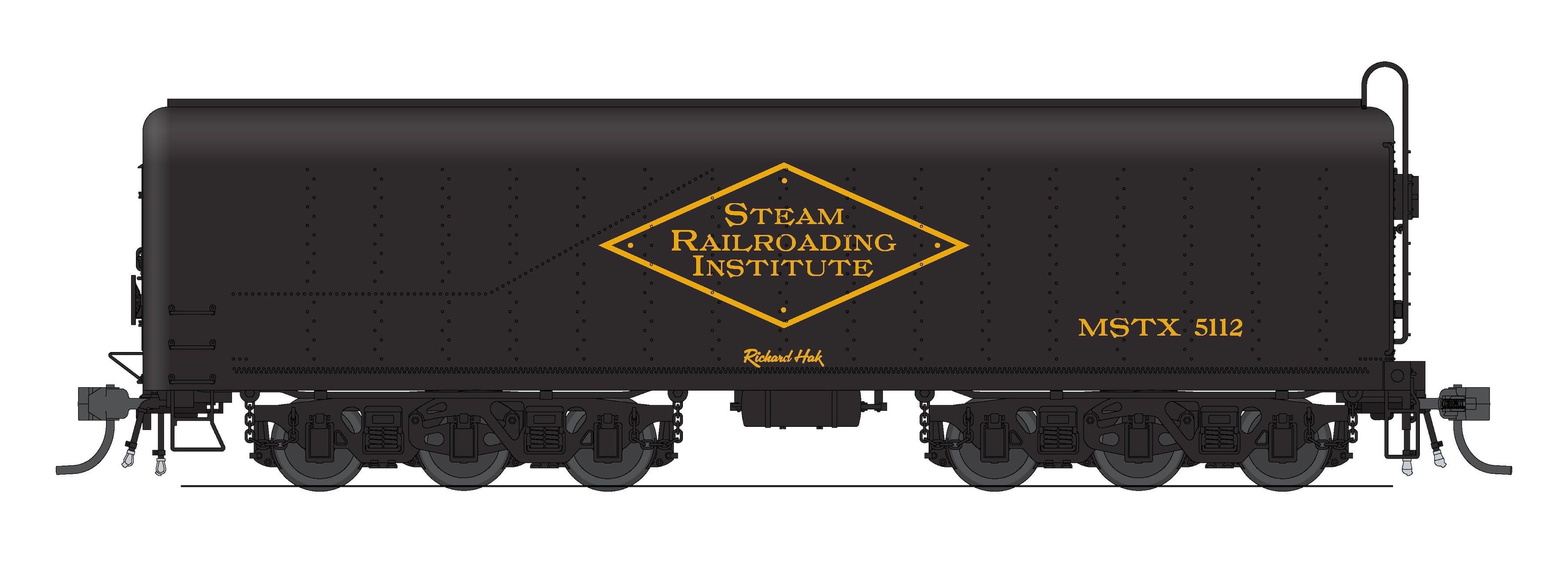 10578 Steam Railroading Institute Auxiliary Water Tender, MSTX 5112, HO Scale (NP)