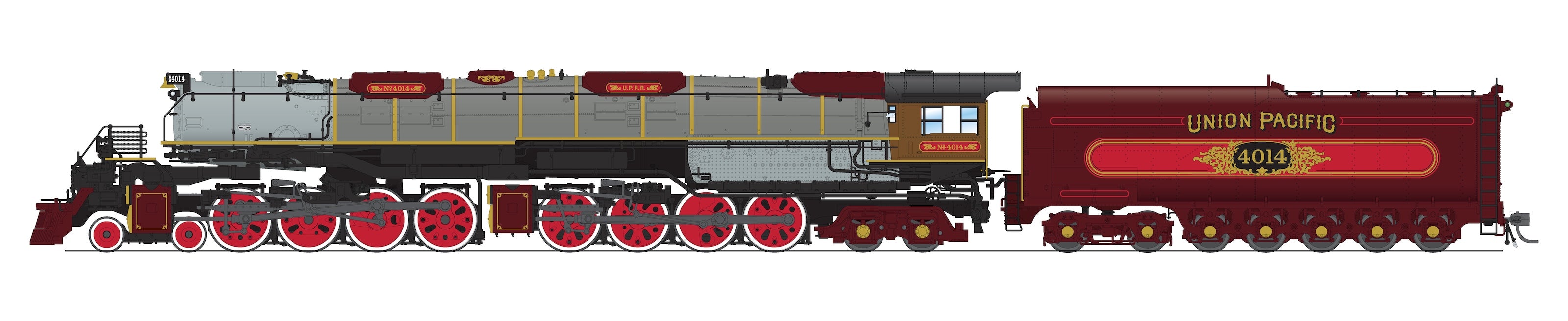 10616 UP Big Boy 4-8-8-4, #4014, Ornate 1800's Fantasy Paint, Paragon4 Sound/DC/DCC, Smoke, HO