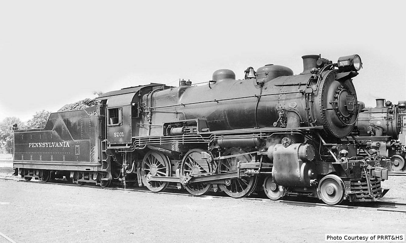 10629 PRR G5 4-6-0, #3108, Post-1940 Appearance, No-Sound / DCC-Ready, HO