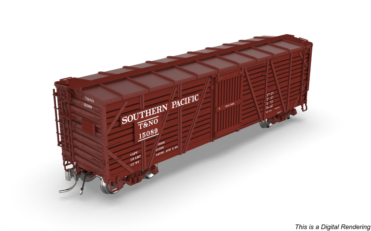 10726 40' Wood Stock Car, Southern Pacific 4-Pack, No-Sound, HO Scale (Road Nos. 15474, 15510, 15513, 15537)