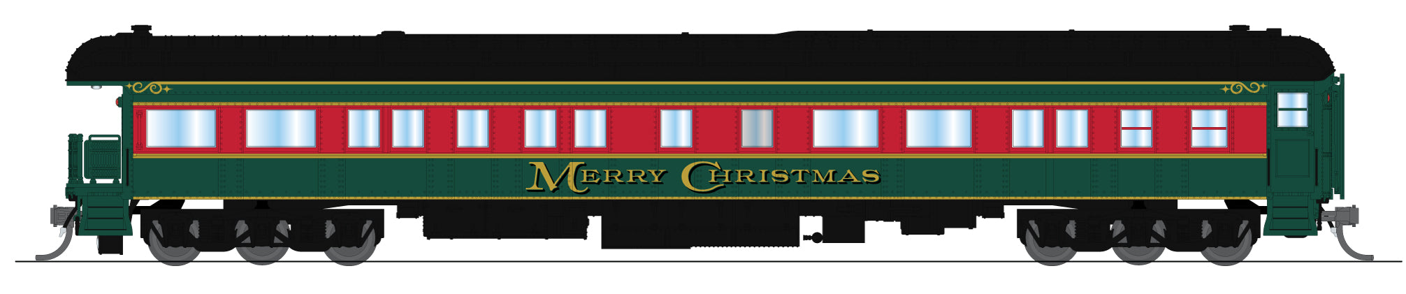 10780 Business Car, Christmas Holiday Scheme, N Scale