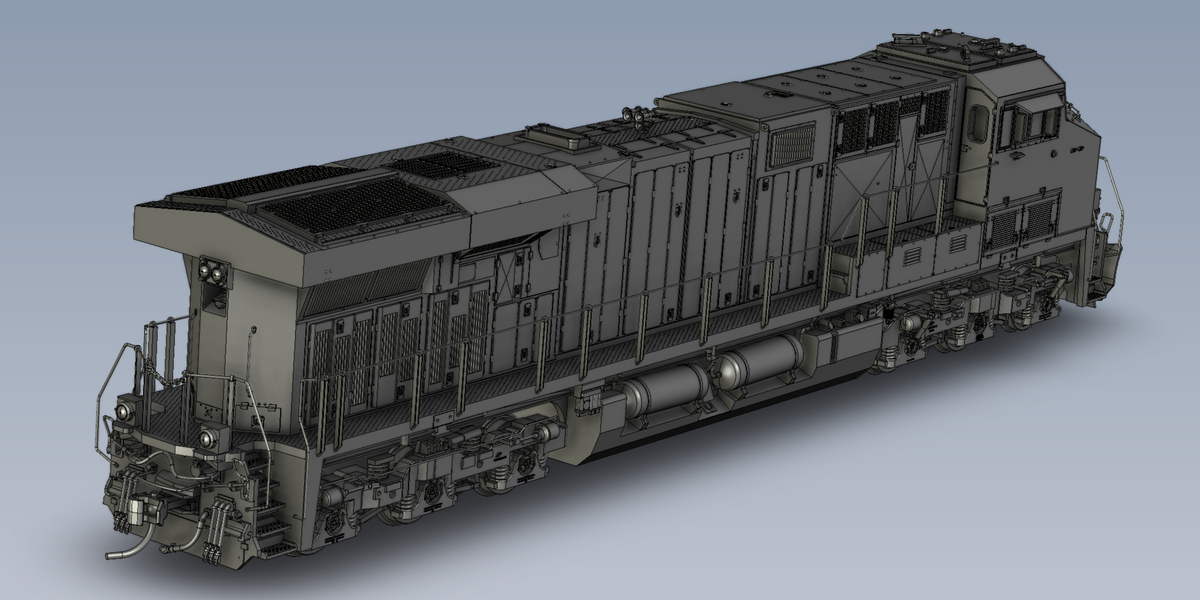 10813 GE ES44AC, NS #8184, "Altoona" Landmark Unit, No-Sound / DCC-Ready, HO