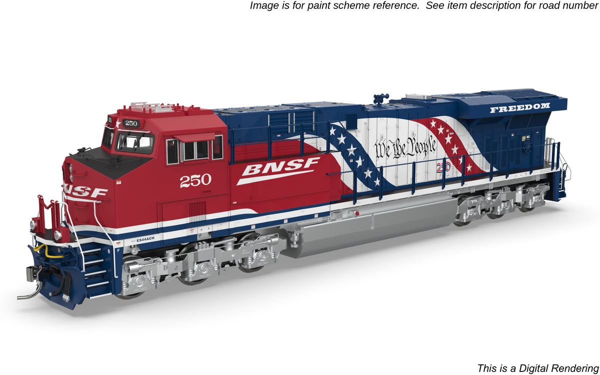 10818 GE ES44AC, BNSF #1776, America250 Series, Paragon4 Sound/DC/DCC, w/ Smoke, HO