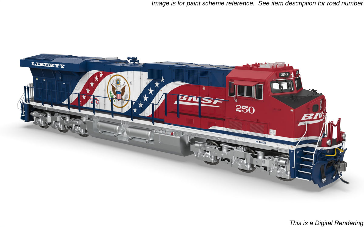 10818 GE ES44AC, BNSF #1776, America250 Series, Paragon4 Sound/DC/DCC, w/ Smoke, HO