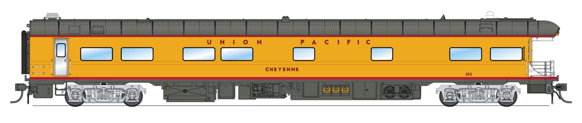 10841 Union Pacific Business Car, UP #103 "Cheyenne", New Mexico Centennial Appearance, HO Scale