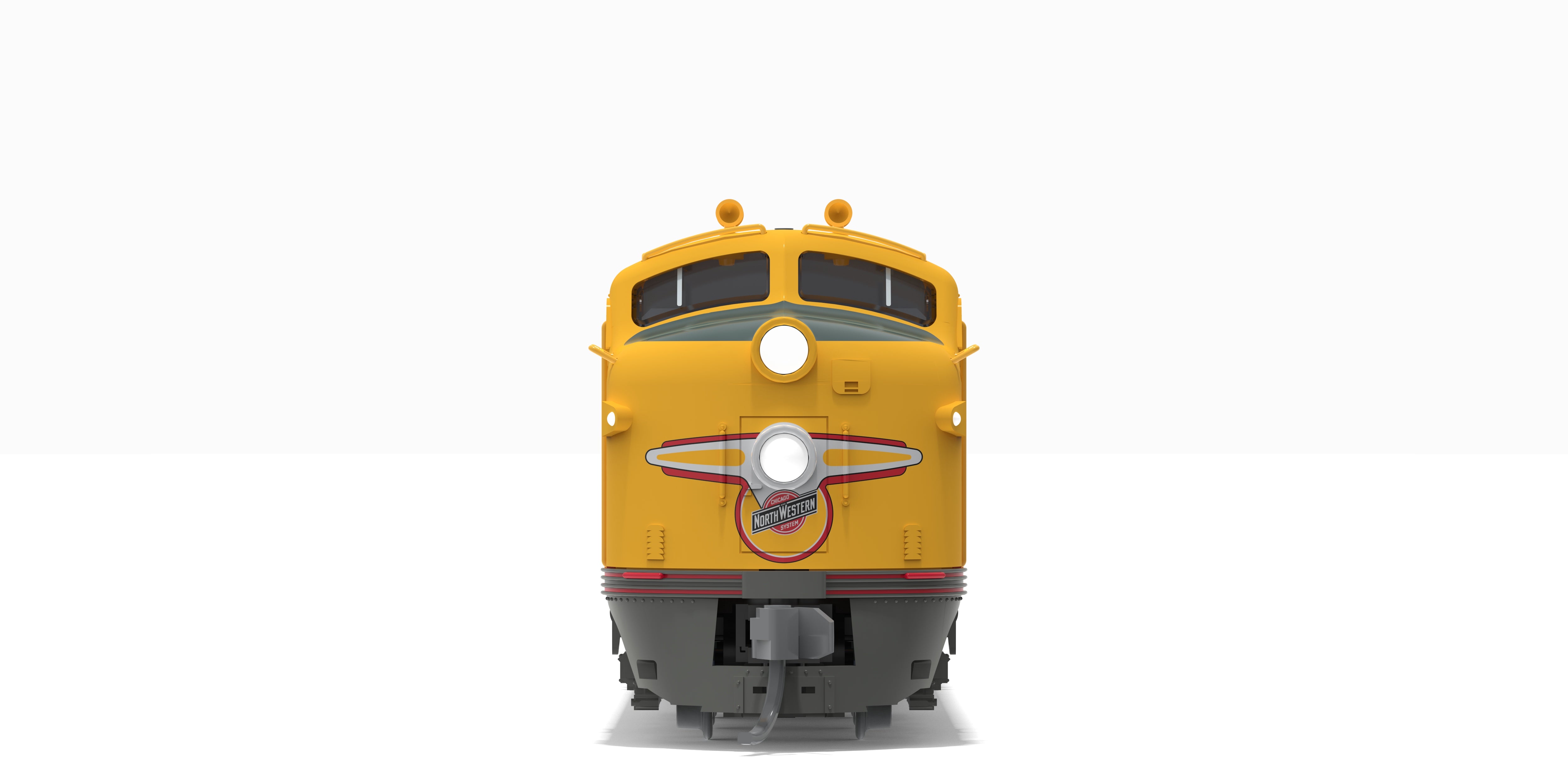 10265 EMD E7A, C&NW 5008B, Streamliner Scheme, No-Sound / DCC-Ready, N (Pioneer Trains Exclusive)
