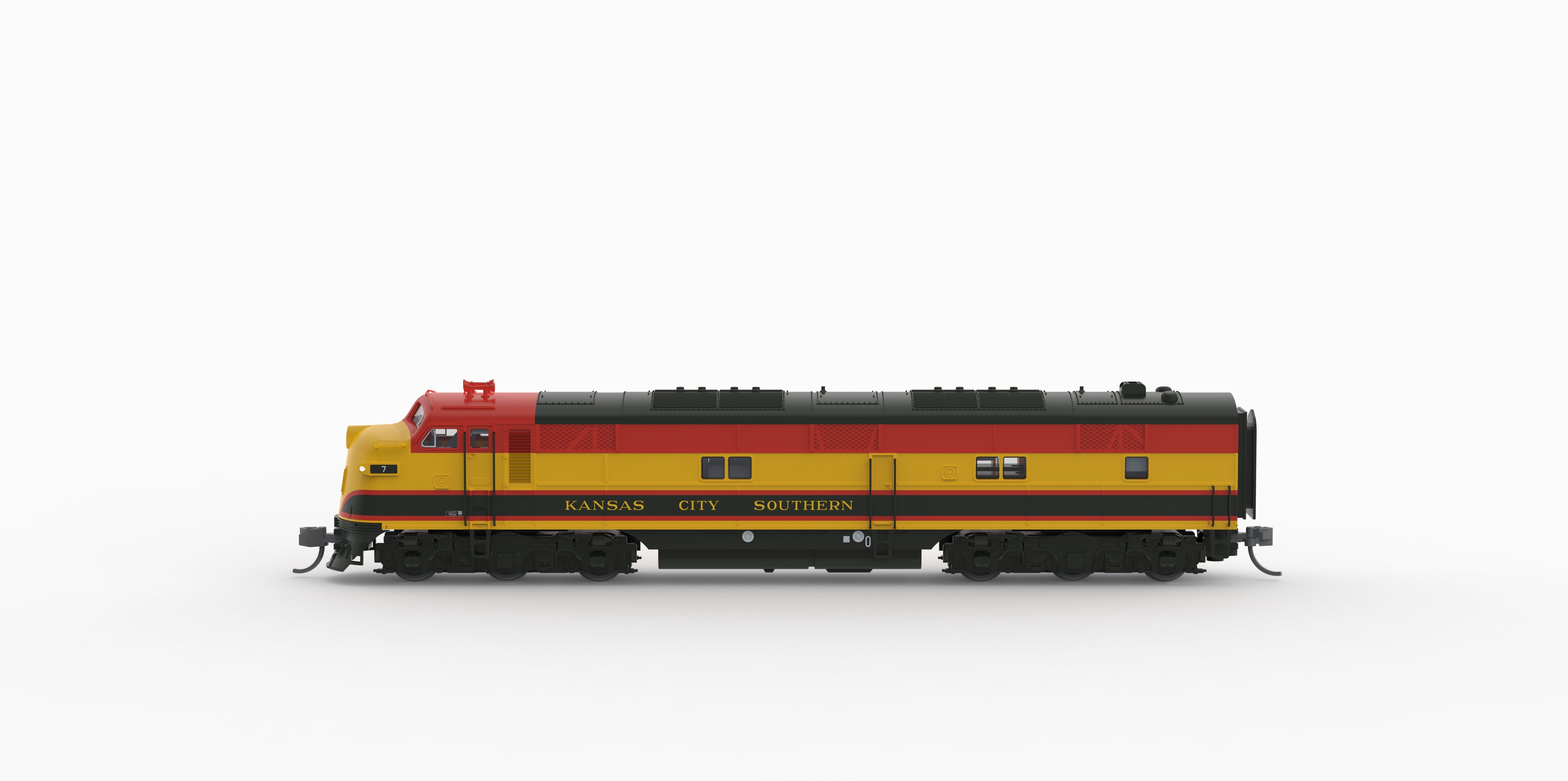 10269 EMD E7A, KCS #11, Southern Belle Scheme, No-Sound / DCC-Ready, N (Midwest Model Railroad Exclusive)