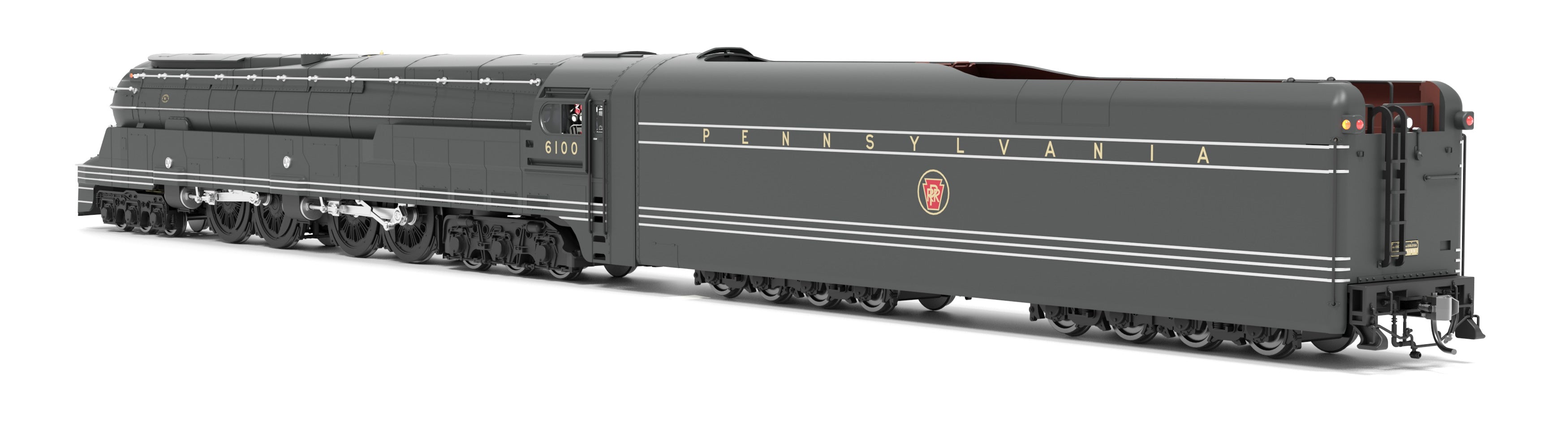 9375 PRR S1 6-4-4-6 Duplex, #6100, No-Sound / DCC-Ready, HO