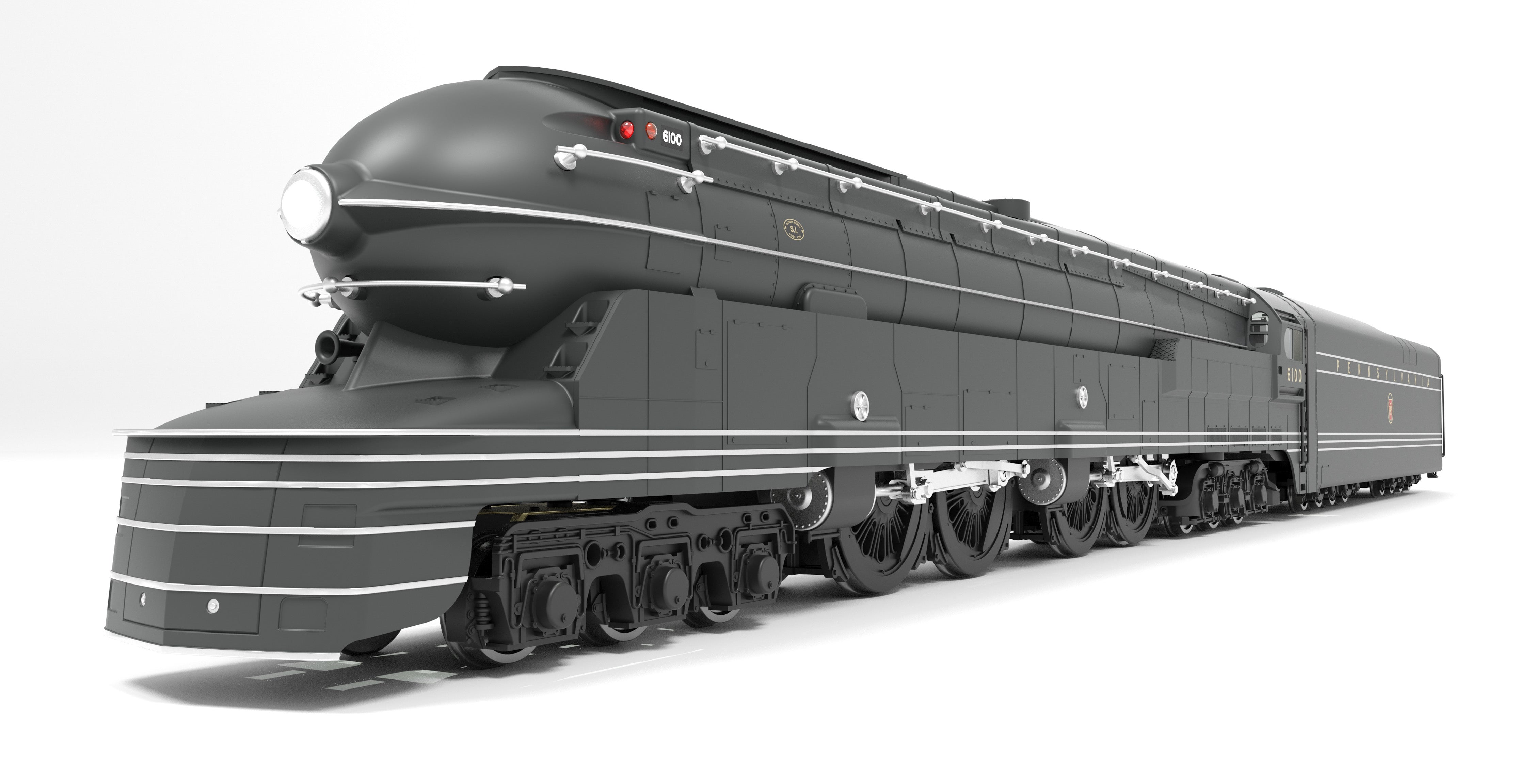 9375 PRR S1 6-4-4-6 Duplex, #6100, No-Sound / DCC-Ready, HO
