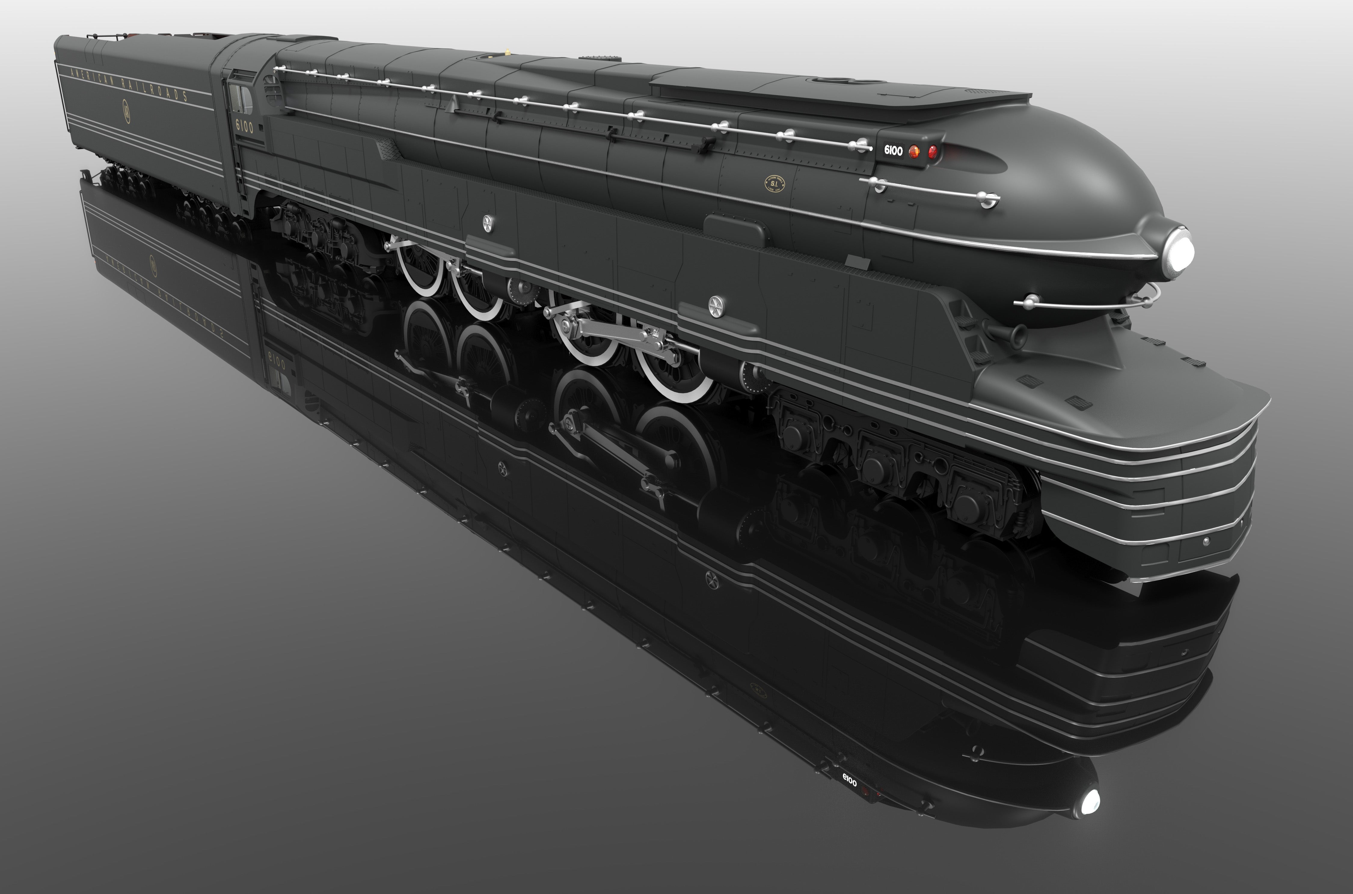 4376 PRR S1 6-4-4-6 Duplex, #6100, 1939 World's Fair Appearance, Paragon4 Sound/DC/DCC, Smoke, HO