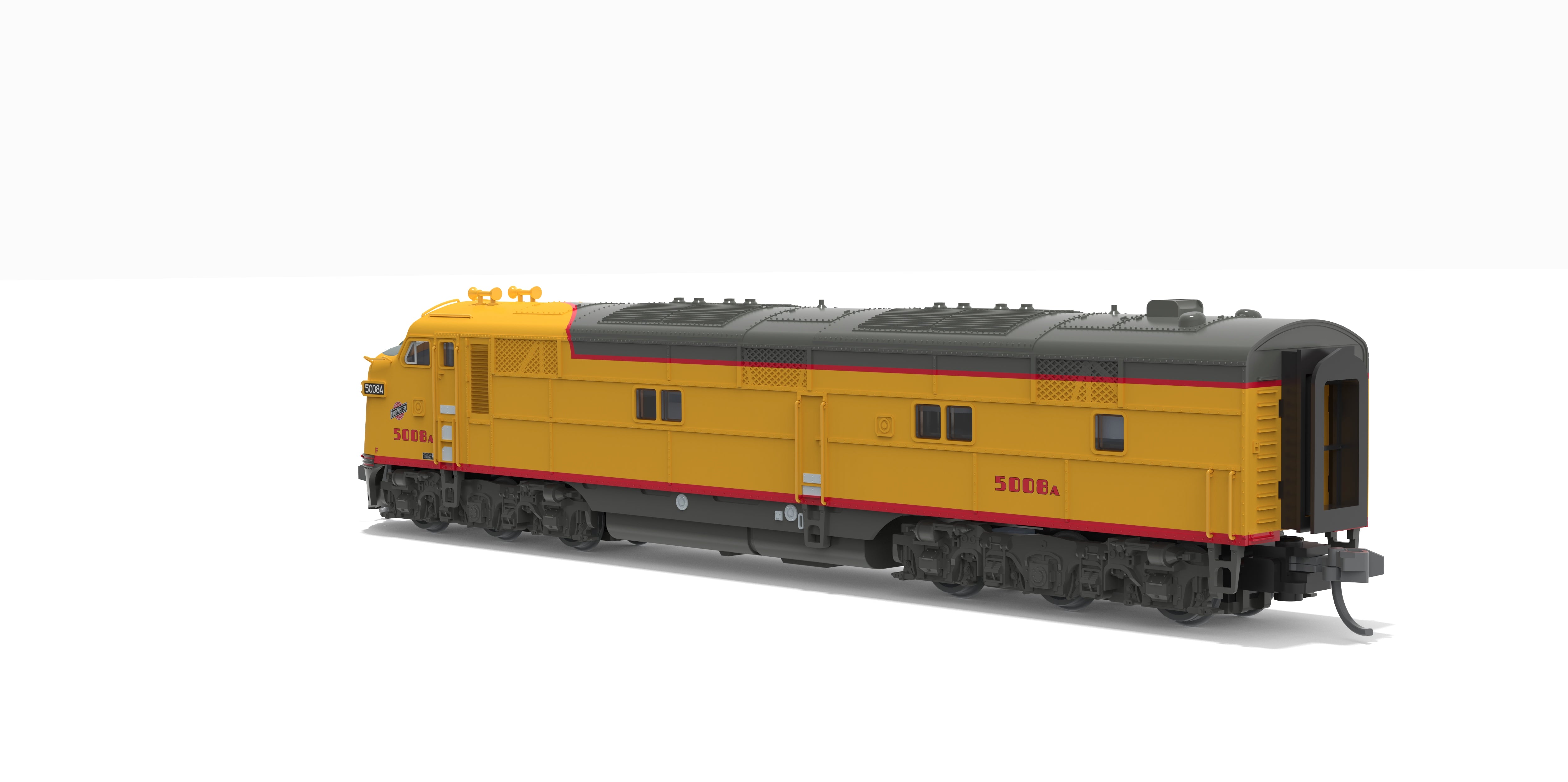 10262 EMD E7A, C&NW 5008A, Streamliner Scheme, Paragon4 Sound/DC/DCC, N (Pioneer Trains Exclusive)