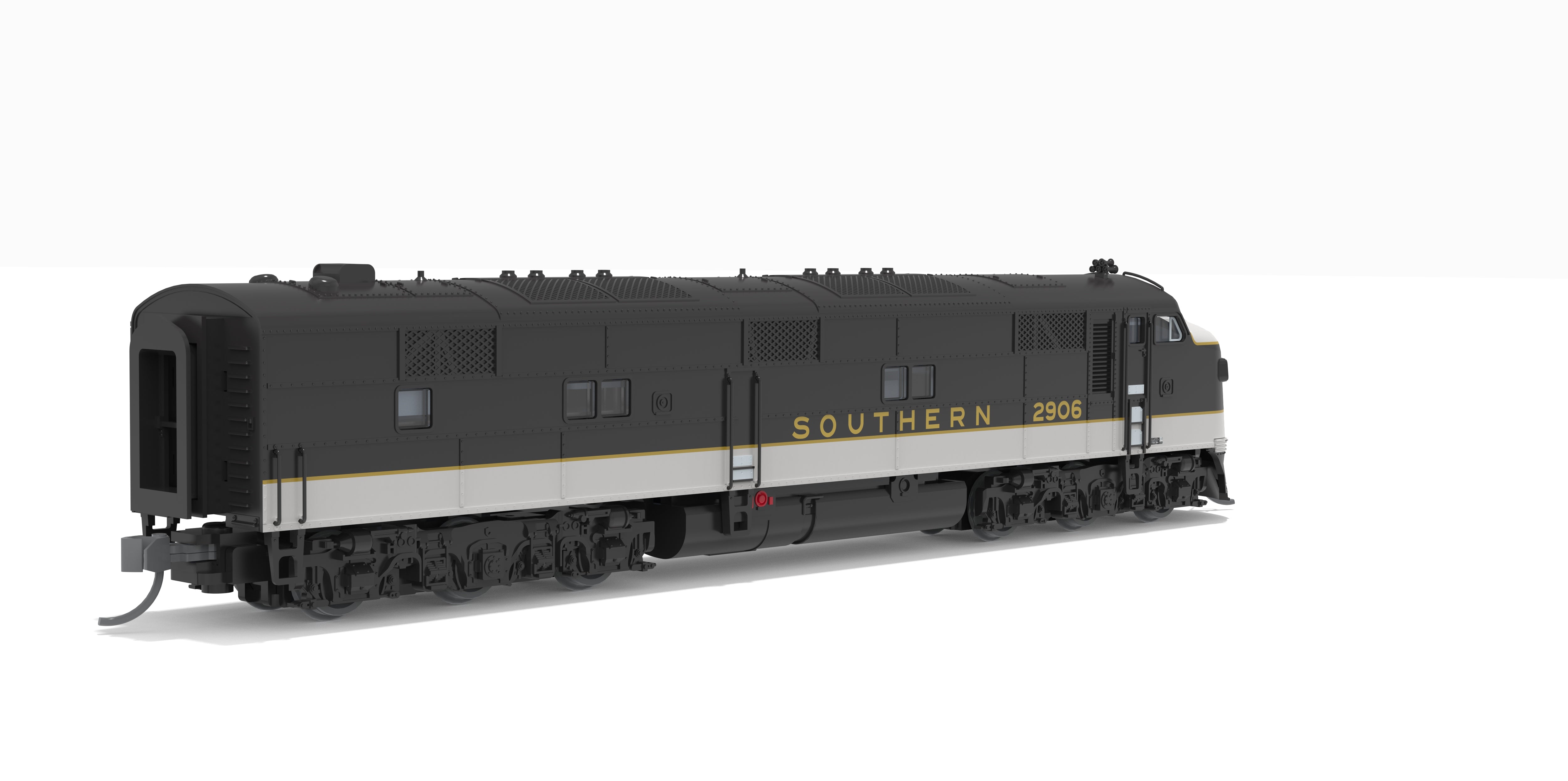 10234 EMD E7A, SOU 2906, Black Tuxedo Scheme, No-Sound / DCC-Ready, N