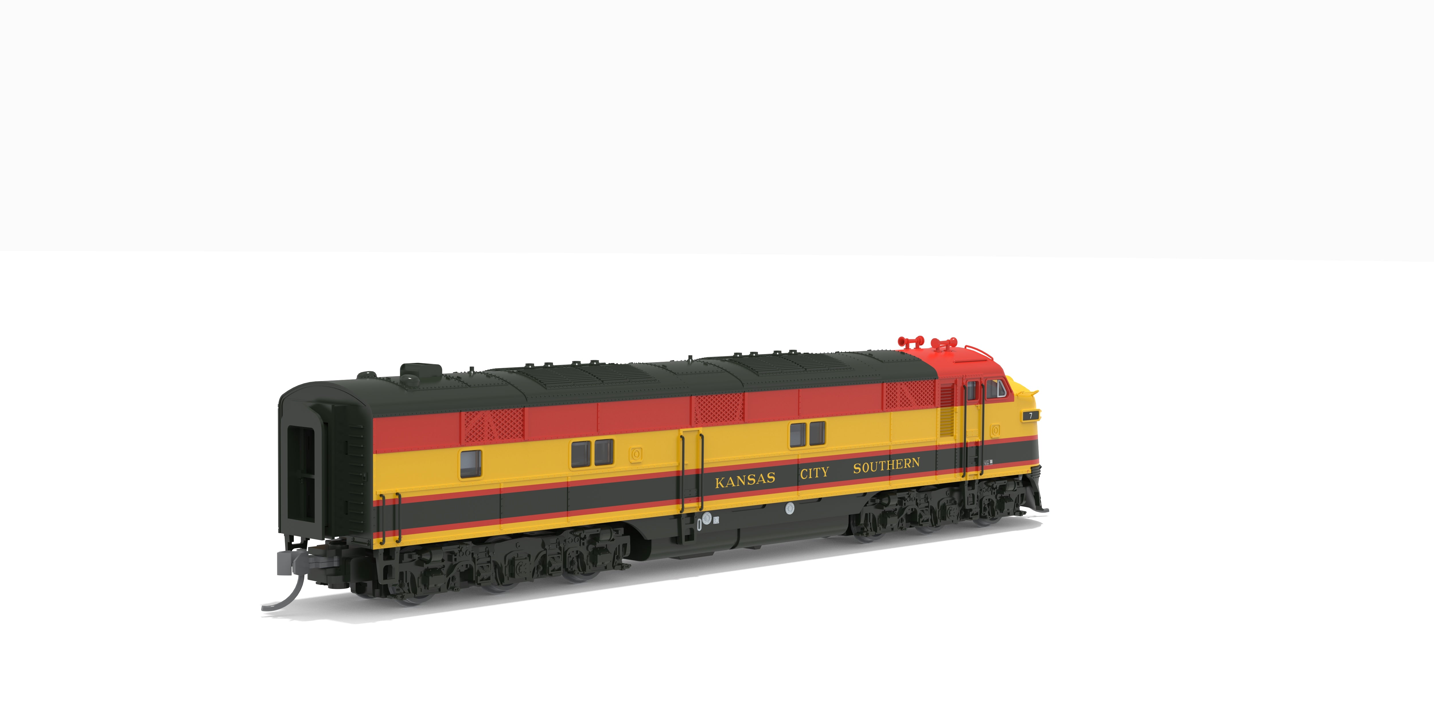 10267 EMD E7A, KCS #11, Southern Belle Scheme, Paragon4 Sound/DC/DCC, N (Midwest Model Railroad Exclusive)