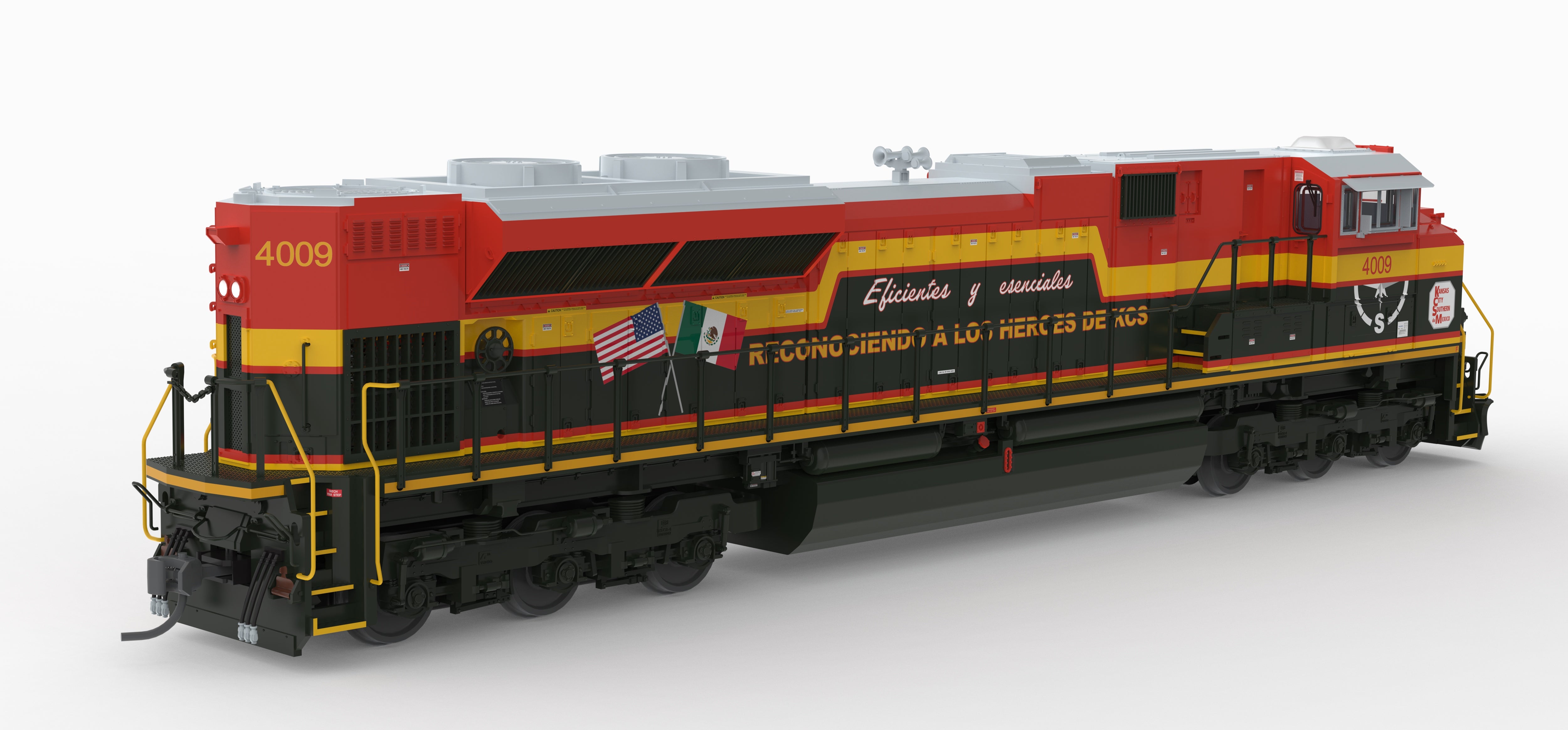 10433 EMD SD70ACe, KCS 4009, "Heroes" Scheme, Paragon4 Sound/DC/DCC, HO