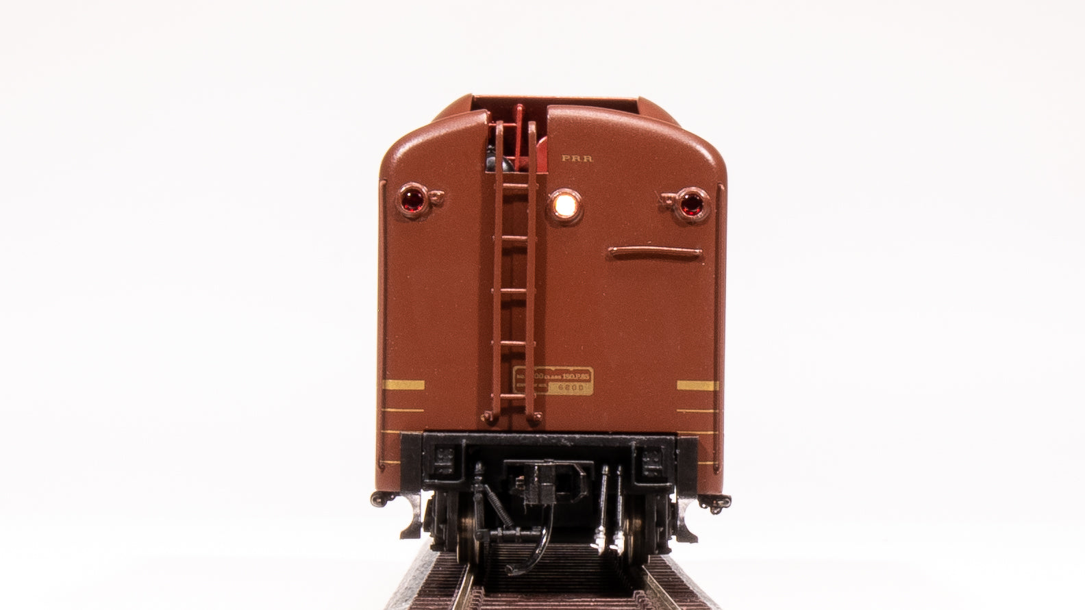 6188 PRR S2 6-8-6 Turbine #6200, Tuscan Red w/ 5-Stripes, w/ Large Smoke Deflectors, Paragon4 Sound/DC/DCC, Smoke, HO (Fantasy Paint Scheme) Default Title