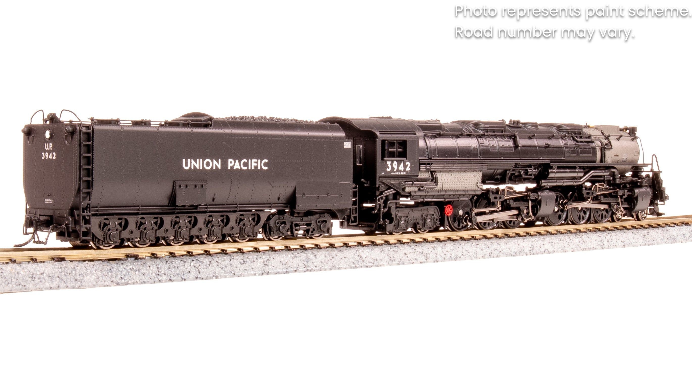 6980 UP Challenger 4-6-6-4, #3942, Black & Graphite, Coal Tender, Paragon4 Sound/DC/DCC, Smoke, N