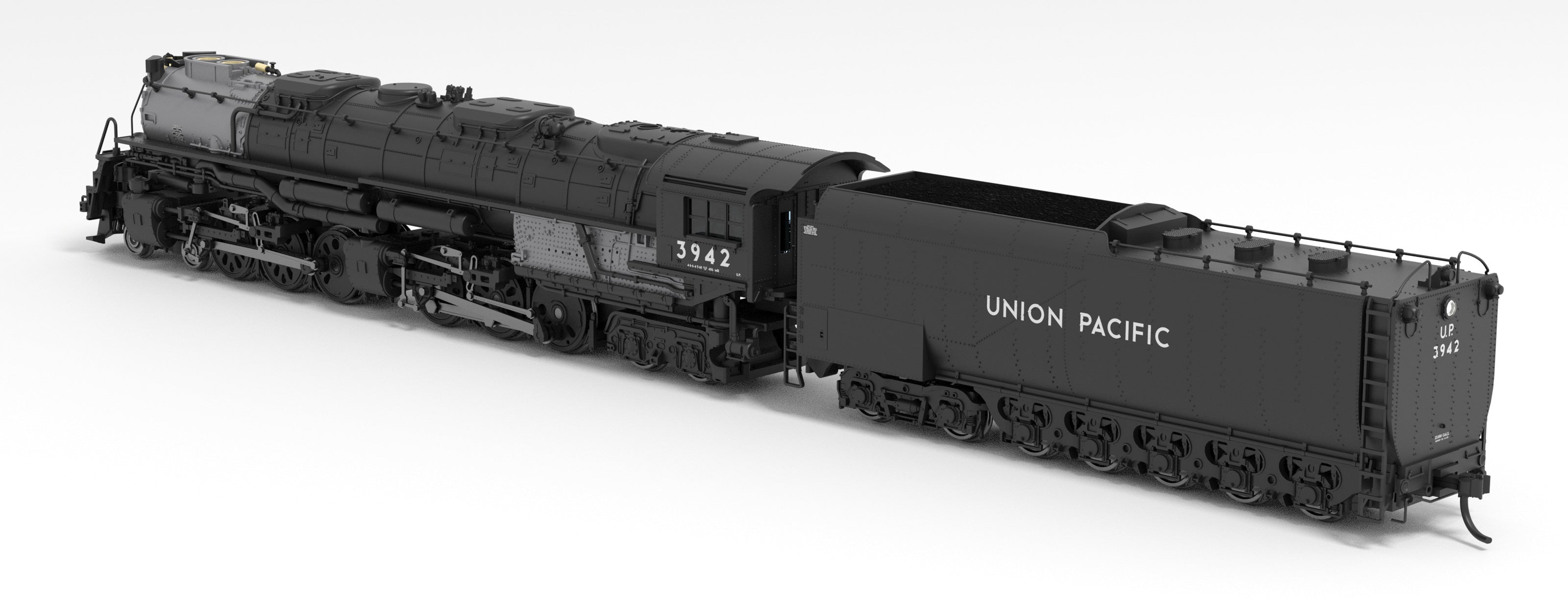 REFURBISHED R6981 UP Challenger 4-6-6-4, #3954, Black & Graphite, Coal Tender, Paragon4 Sound/DC/DCC, Smoke, N