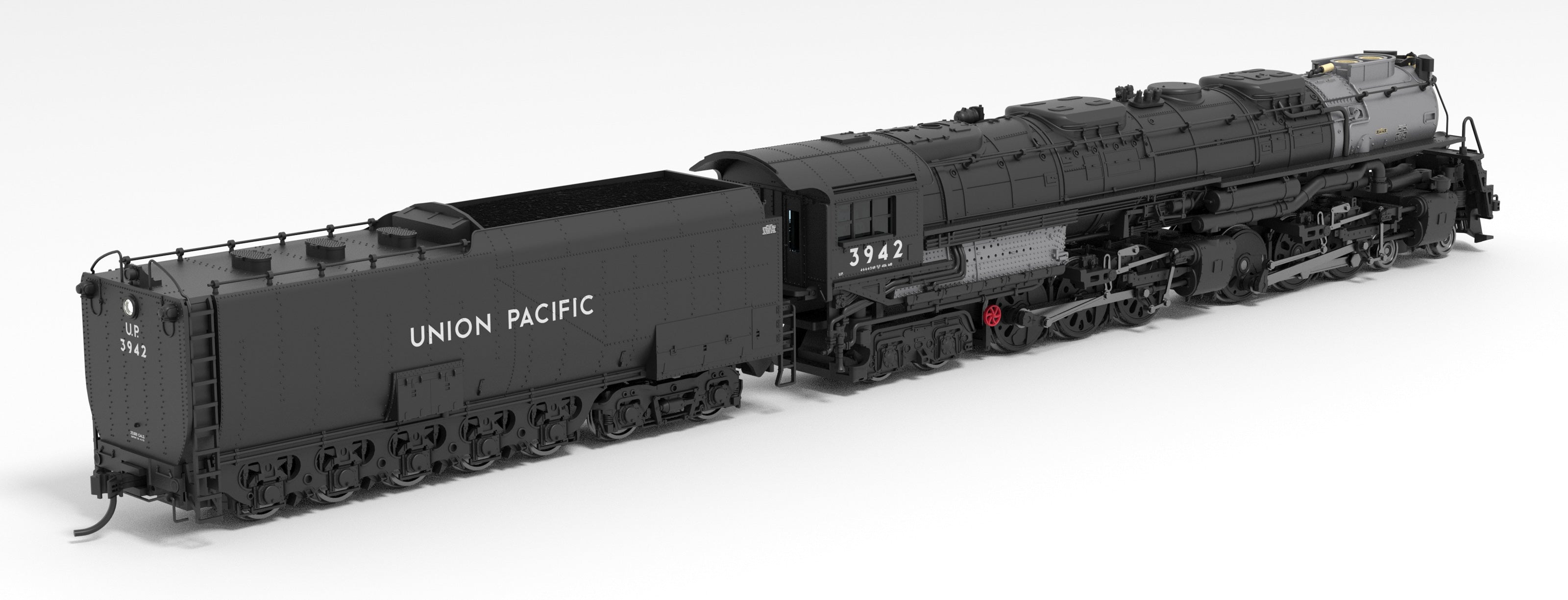 REFURBISHED R6981 UP Challenger 4-6-6-4, #3954, Black & Graphite, Coal Tender, Paragon4 Sound/DC/DCC, Smoke, N
