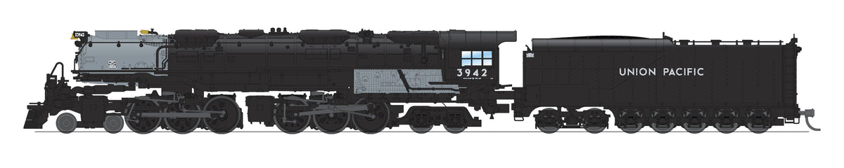 REFURBISHED R8650 UP Challenger 4-6-6-4, #3942, Black & Graphite, Coal Tender, No-Sound / DCC-Ready, N