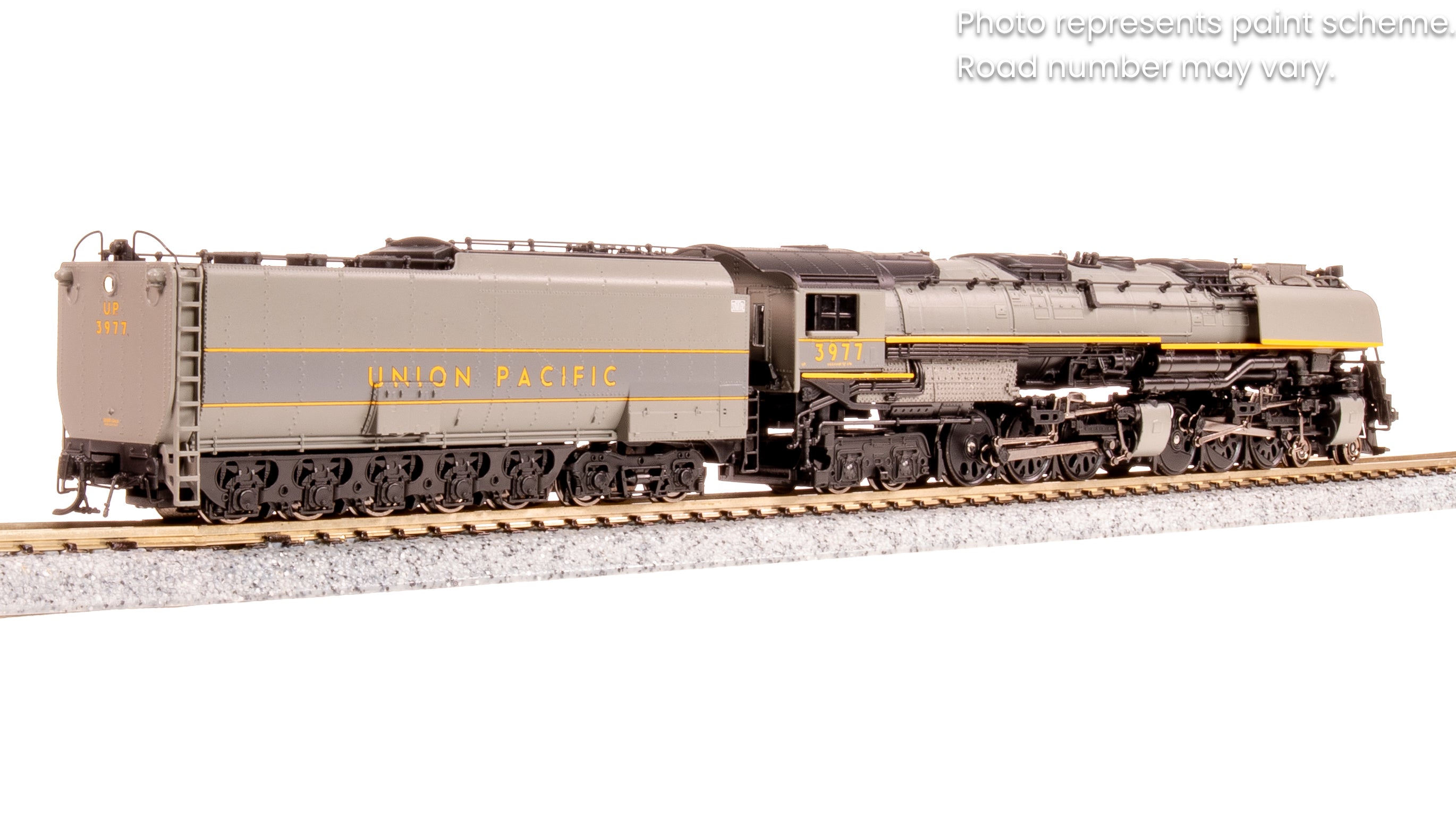 6985 UP Challenger 4-6-6-4, #3977, Museum Version, Two-tone Gray, Oil Tender, w/ wind wings, Paragon4 Sound/DC/DCC, Smoke, N