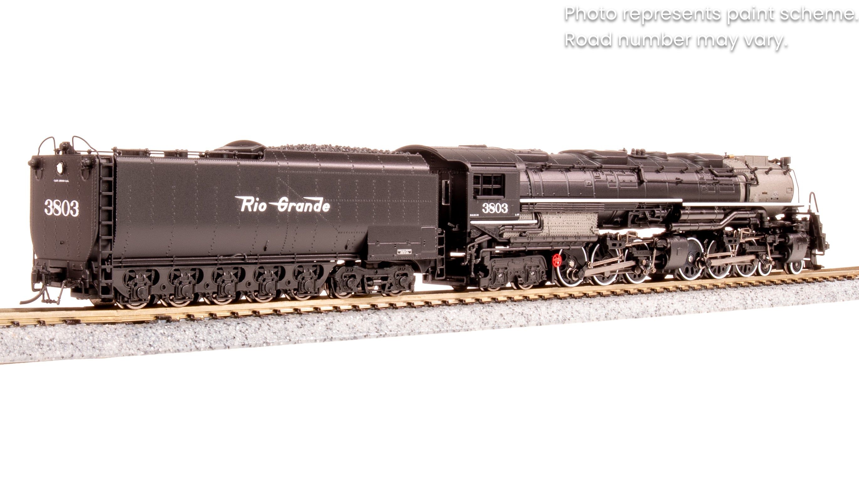 6987 D&RGW Challenger 4-6-6-4, #3803, Black & Graphite, Coal Tender, Paragon4 Sound/DC/DCC, Smoke, N