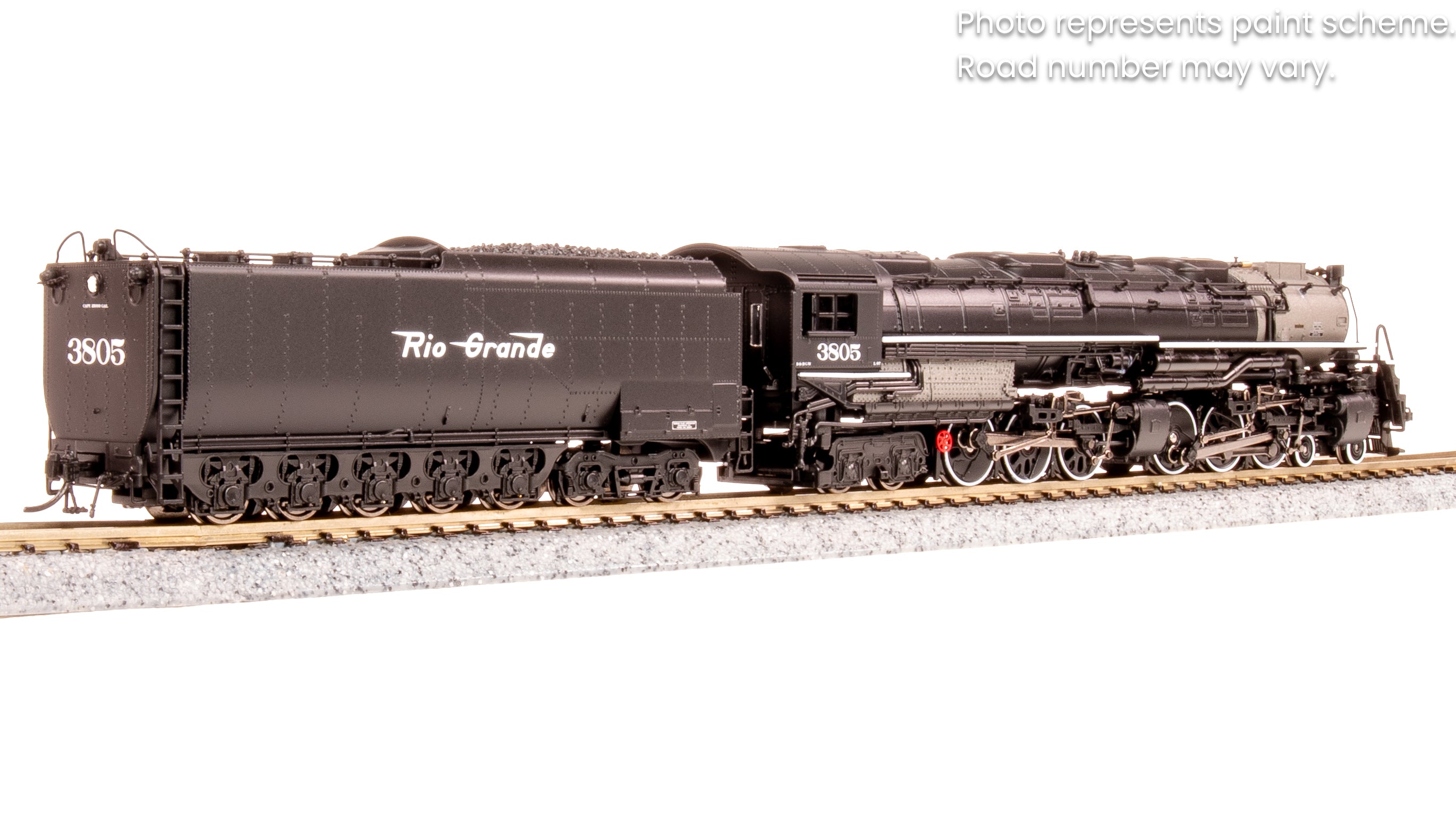 6988 D&RGW Challenger 4-6-6-4, #3805, Black & Graphite, Coal Tender, Paragon4 Sound/DC/DCC, Smoke, N