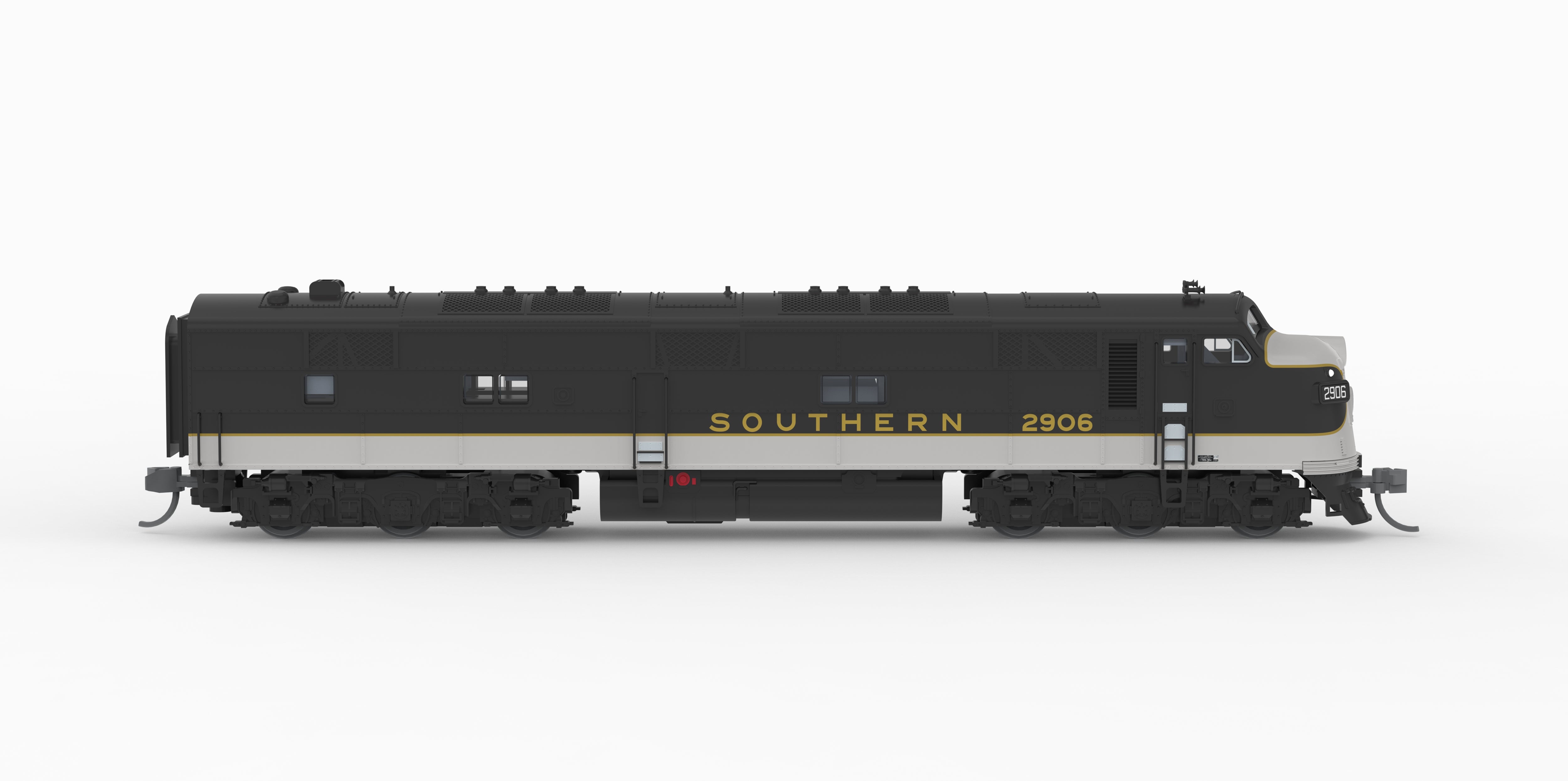 10233 EMD E7A, SOU 2914, Black Tuxedo Scheme, Paragon4 Sound/DC/DCC, N