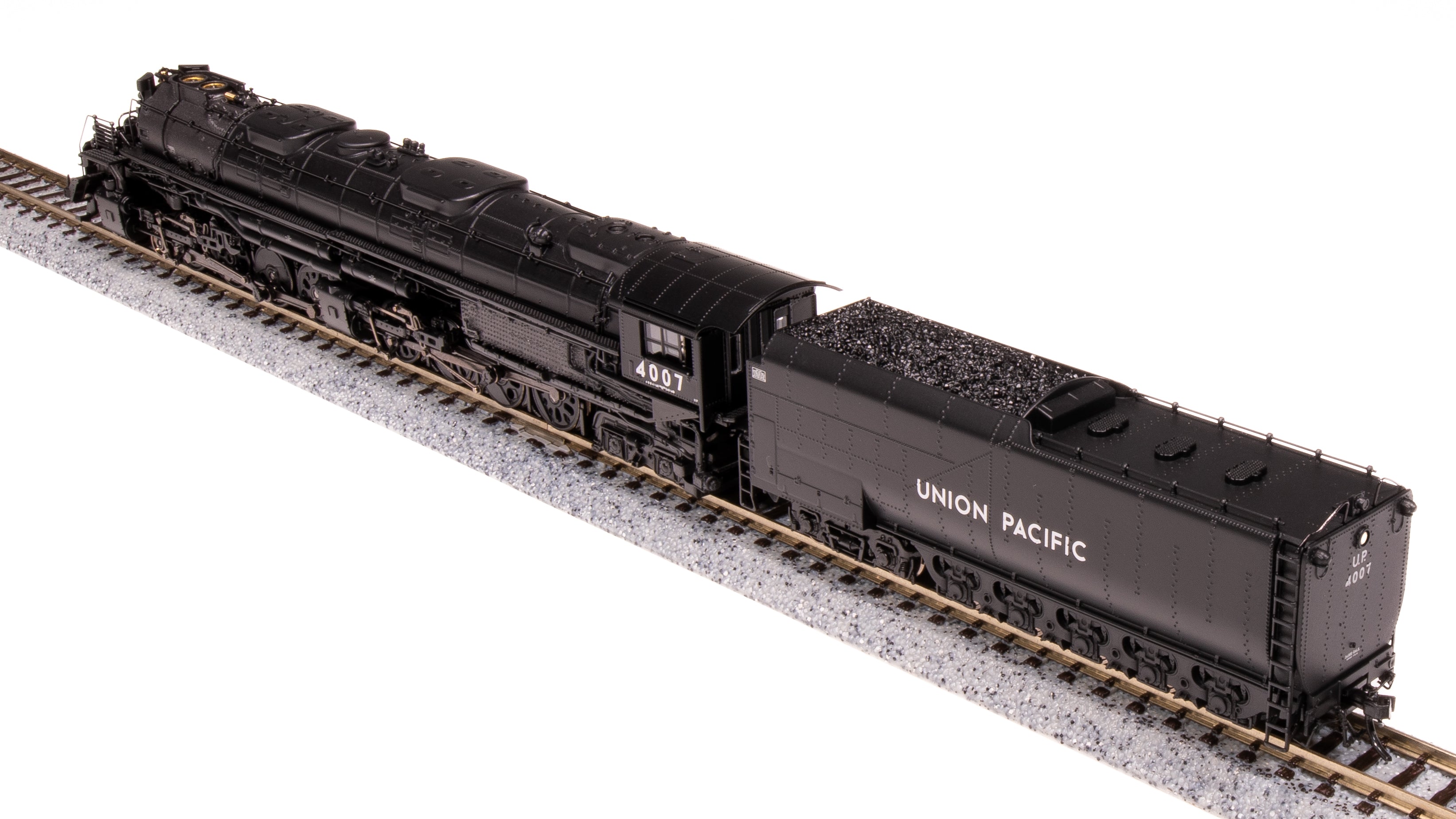 7230 UP Big Boy #4007, 1941, As-Delivered Aftercooler, 25-C-100 Coal Tender, Paragon4 Sound/DC/DCC, Smoke, N Default Title