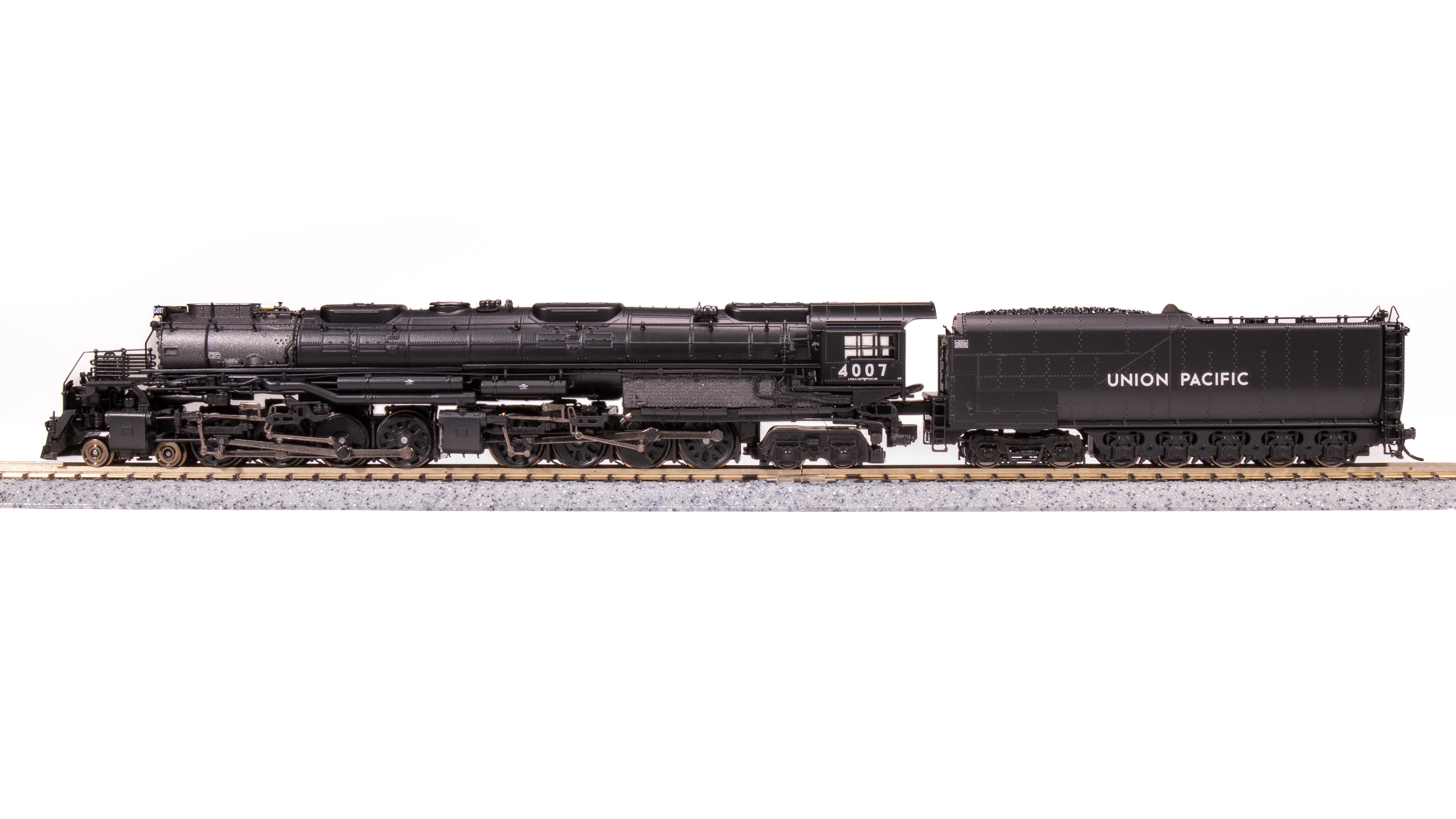 7230 UP Big Boy #4007, 1941, As-Delivered Aftercooler, 25-C-100 Coal Tender, Paragon4 Sound/DC/DCC, Smoke, N Default Title