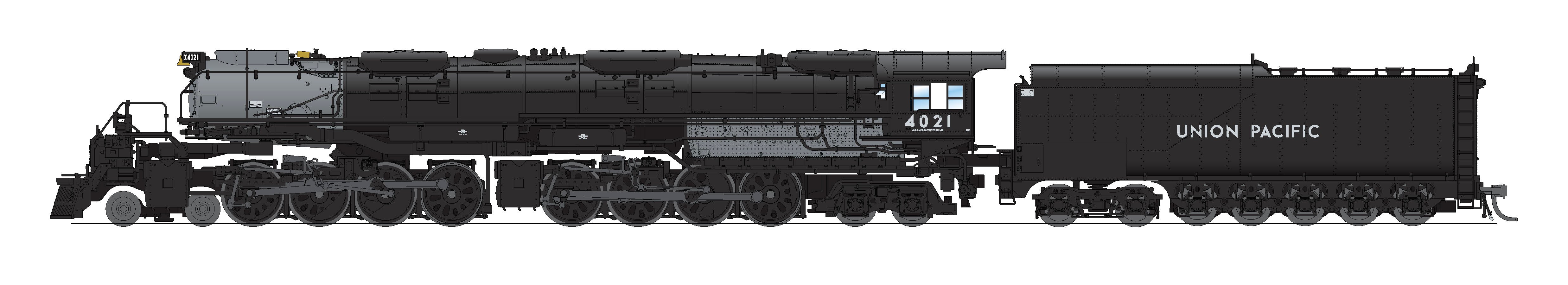 10683 UP Big Boy 4-8-8-4, #4024, 1944 Appearance w/ Wilson Aftercooler, 25-C-400 Coal Tender, No-Sound / DCC-Ready, N Scale