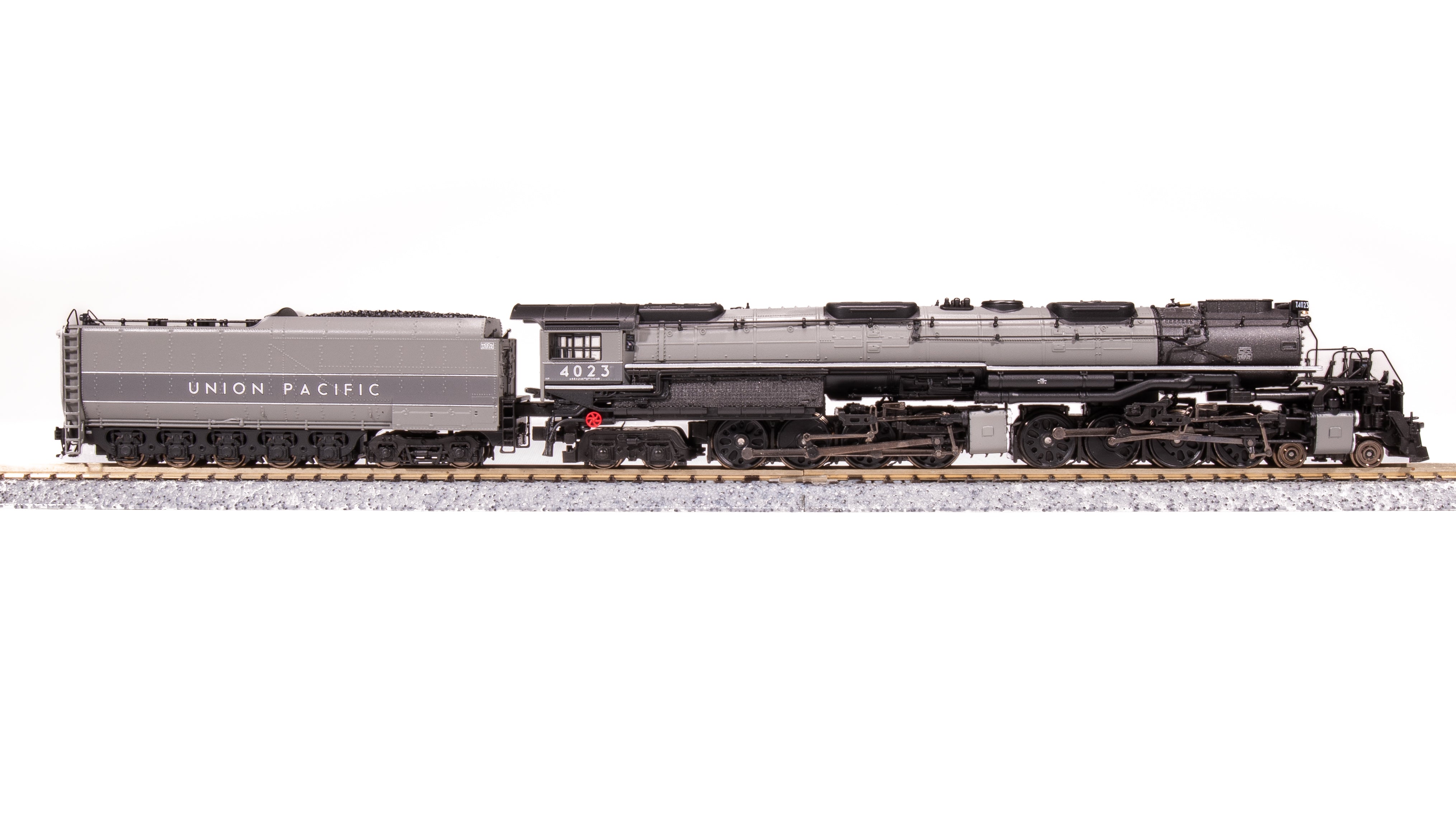 7238 UP Big Boy #4023, Two-Tone Gray w/ Aluminum, Wilson Aftercooler, 25-C-400 Coal Tender, Paragon4 Sound/DC/DCC, Smoke, N (Fantasy Paint Scheme) Default Title