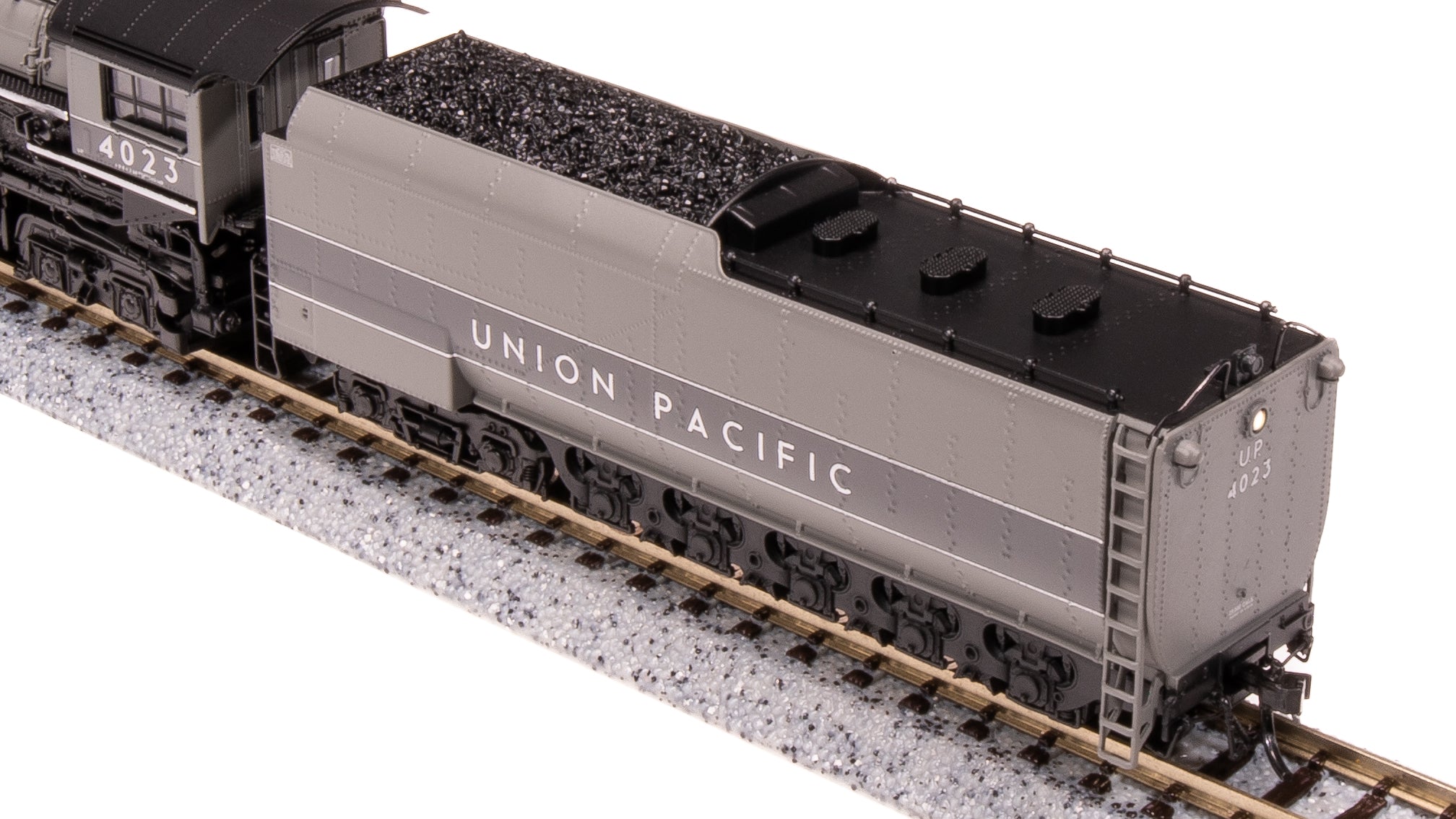 7238 UP Big Boy #4023, Two-Tone Gray w/ Aluminum, Wilson Aftercooler, 25-C-400 Coal Tender, Paragon4 Sound/DC/DCC, Smoke, N (Fantasy Paint Scheme) Default Title