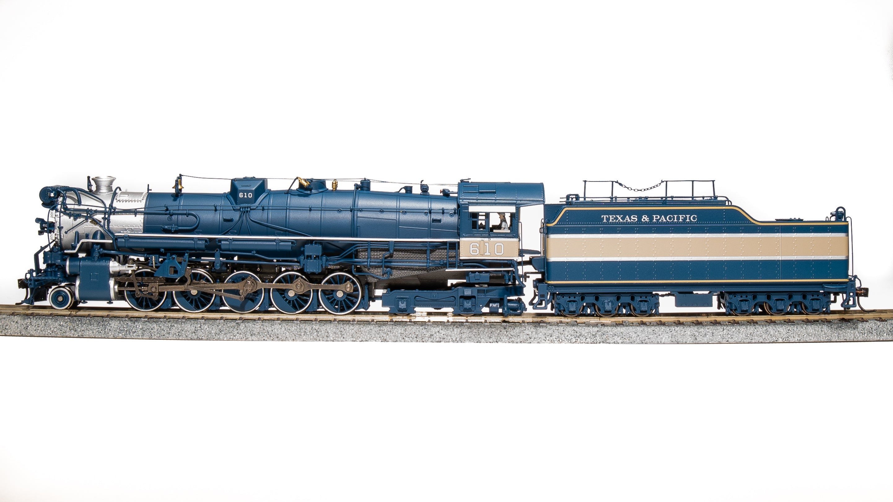 7247 T&P 2-10-4, #610, Eagle Fantasy Paint Scheme, Paragon4 Sound/DC/DCC,  Smoke, HO