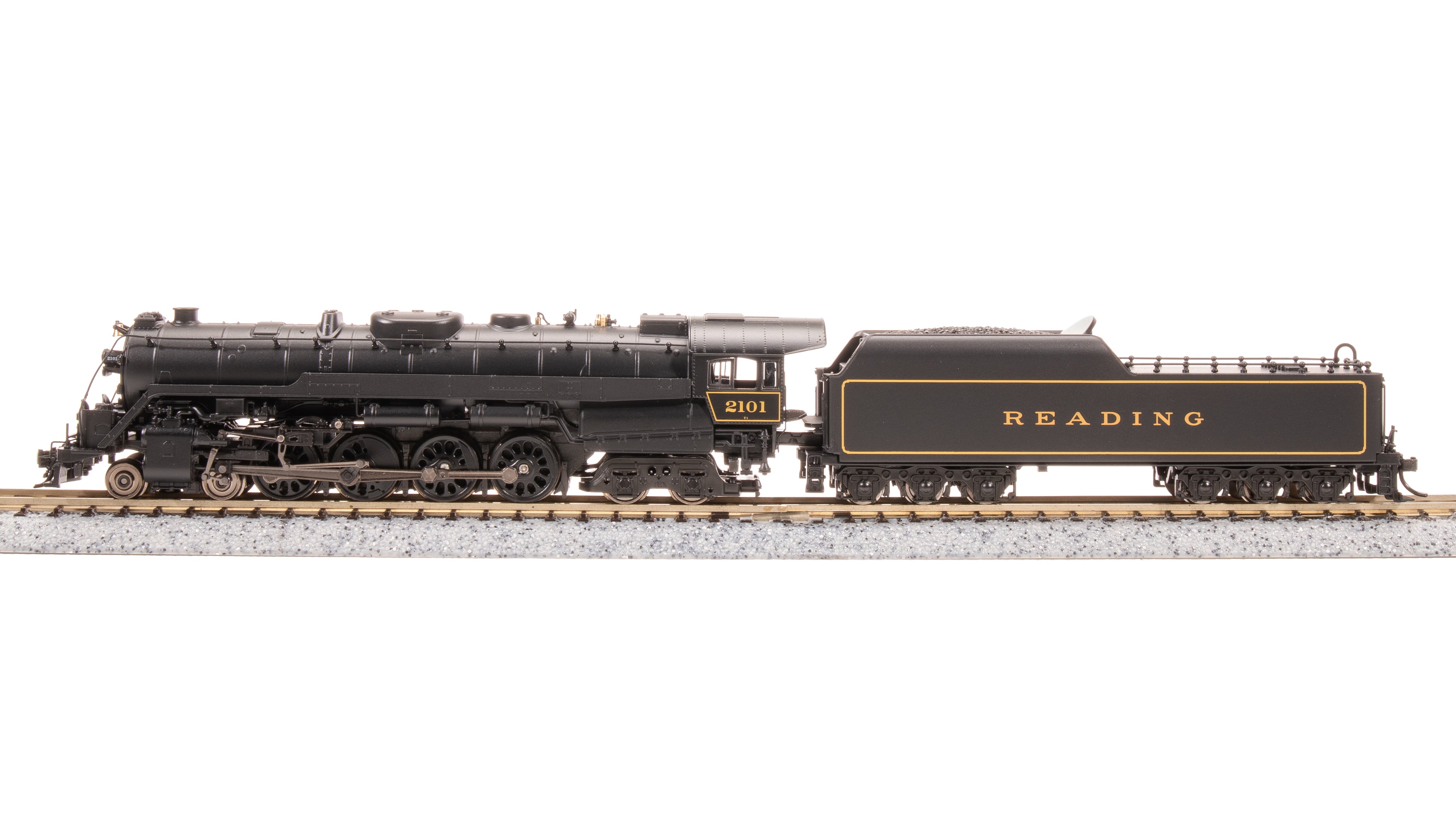 7400 Reading T1 4-8-4, In Service Version #2101, Paragon4 Sound/DC/DCC