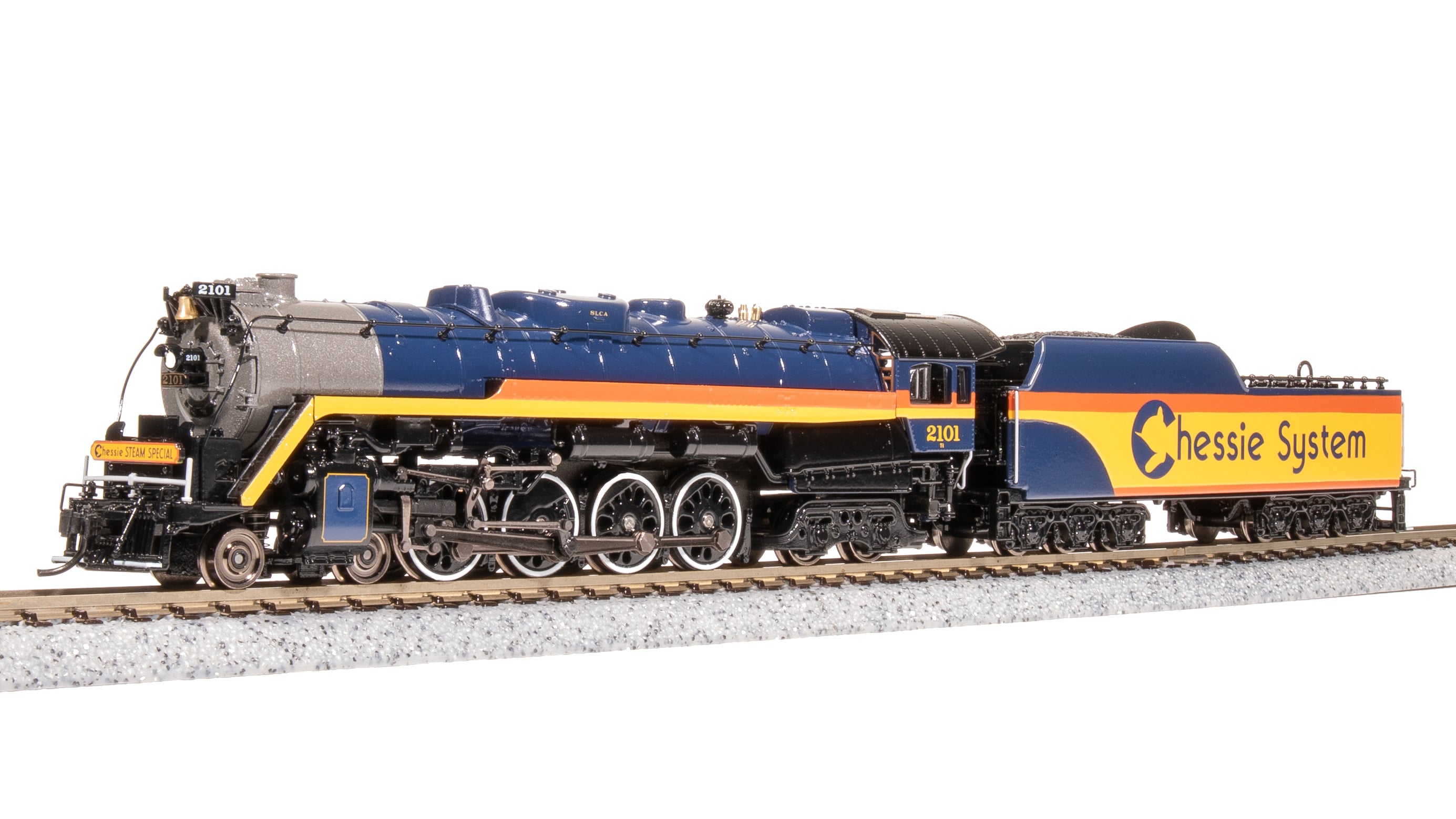 7406 Reading T1 4-8-4, Chessie Steam Special #2101, Paragon4 Sound/DC/DCC, Smoke, N