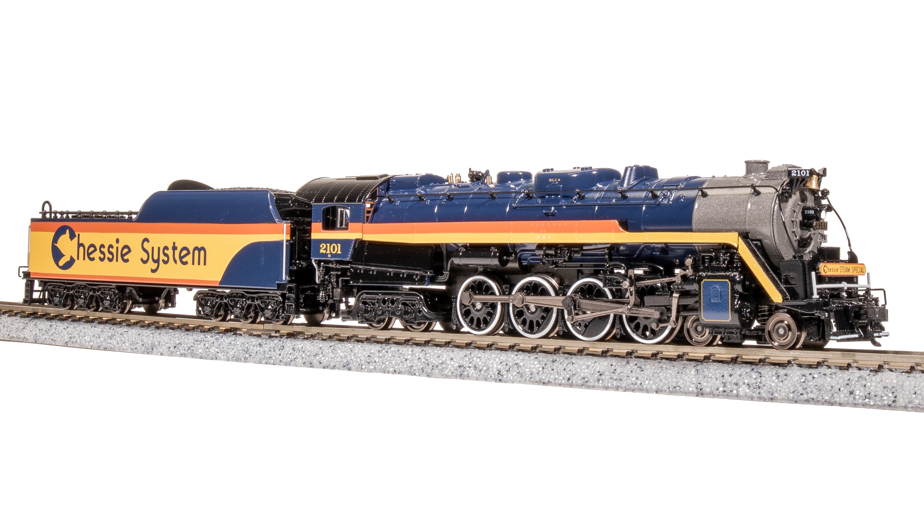 7406 Reading T1 4-8-4, Chessie Steam Special #2101, Paragon4 Sound/DC/DCC, Smoke, N