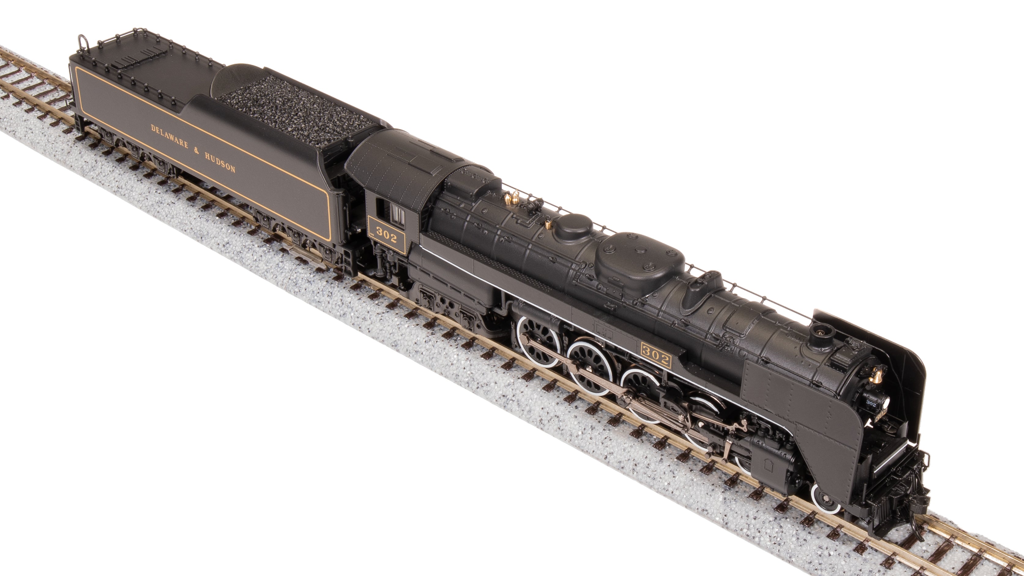 7409 Delaware & Hudson 4-8-4, Centennial Locomotive #302, Paragon4 Sound/DC/DCC, Smoke, N (w deflectors)