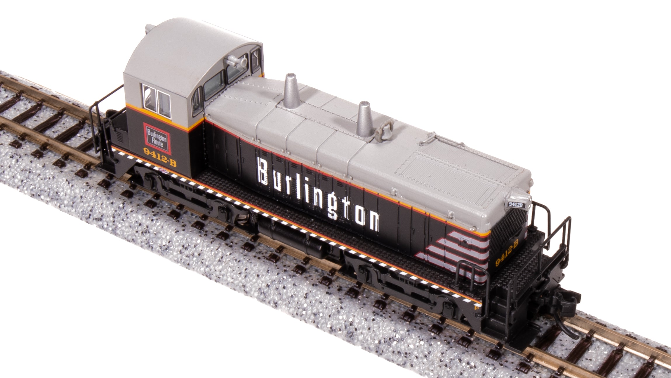 7487 EMD NW2, CBQ 9412B, "Burlington" billboard, Paragon4 Sound/DC/DCC, N Default Title